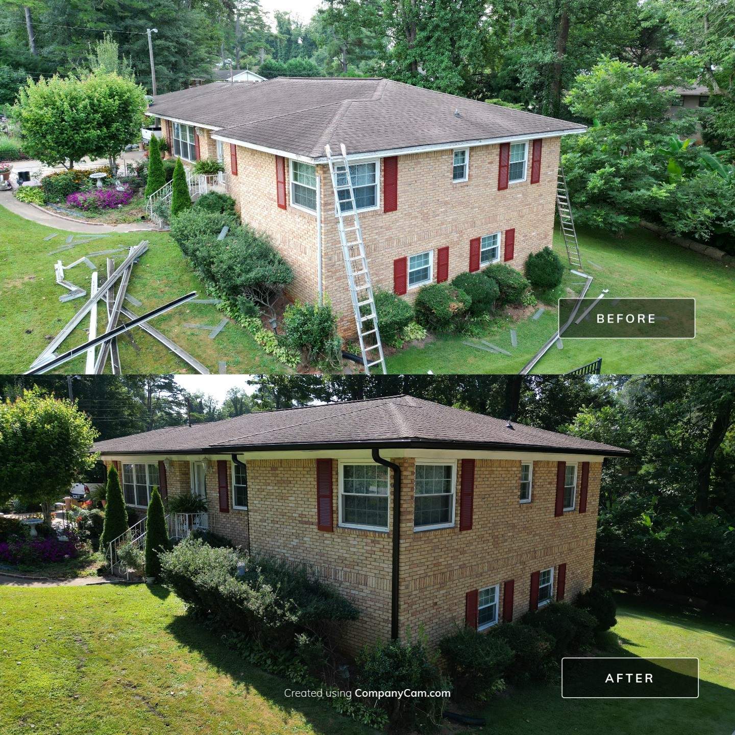 Roof replacement by Deerfield Roofing LLC