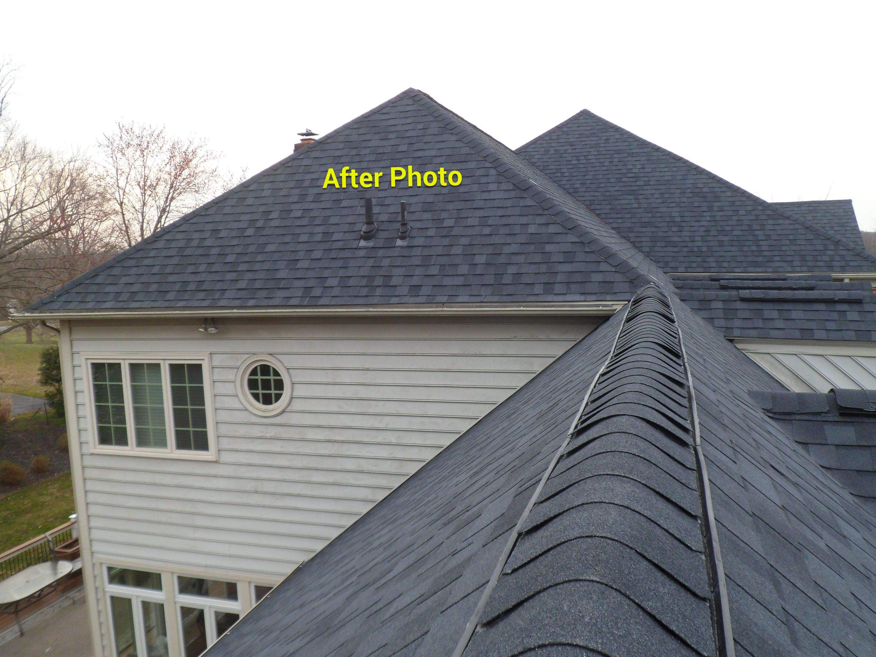 New Roof Installation & New Gutters and downspouts  by Alpha Design Services