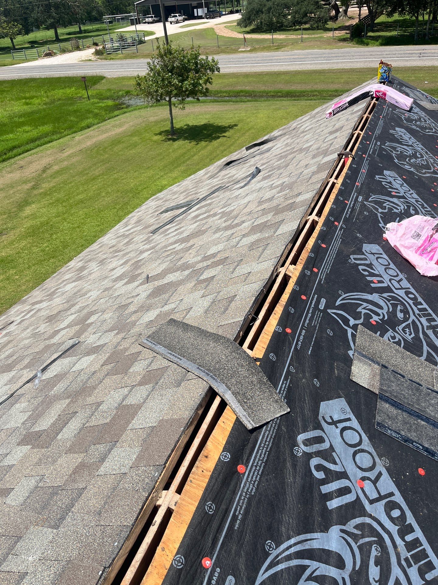 Residential Roofing Installation using Owen's Corning Duration (Lifetime) Shingles by Roof Repair Company