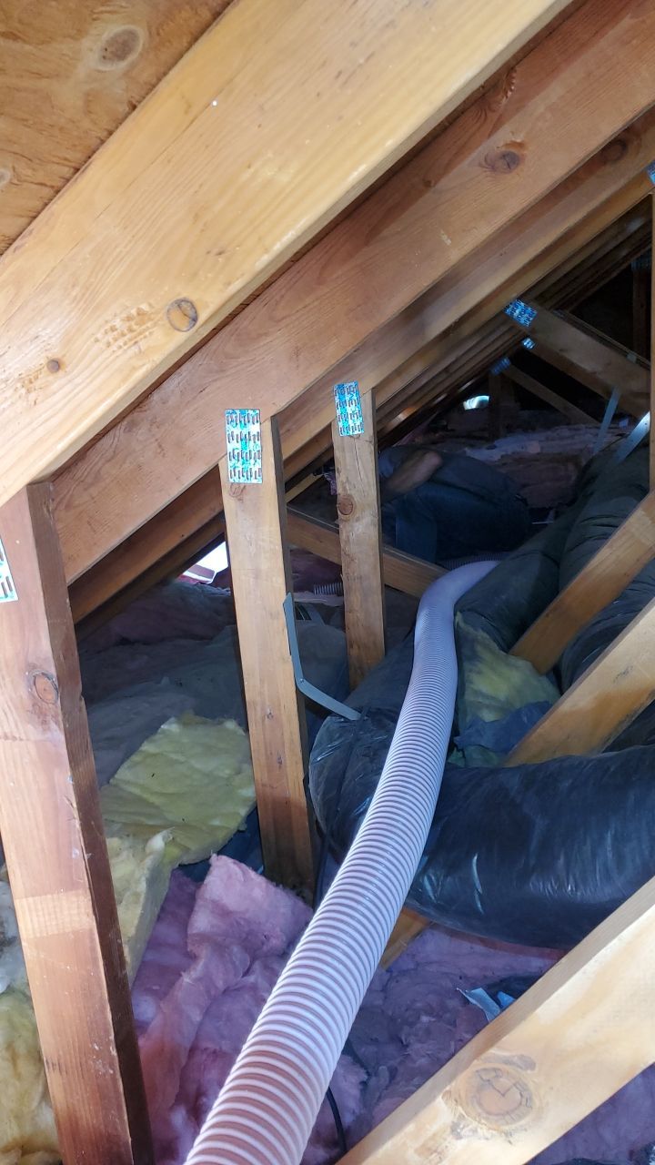 Attic Insulation, Dry-rot Repair, New Roof, Vulcan Vents, and LeafGuard Gutters on this beautiful home by Byers Enterprises 