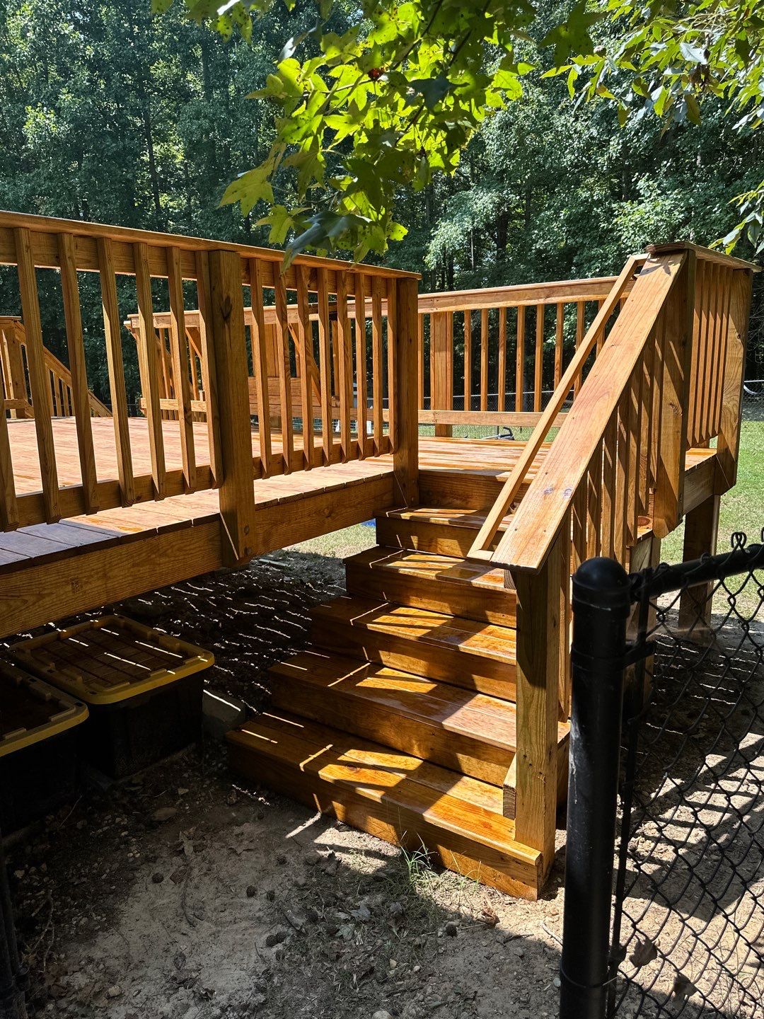 Deck Expansion and Sliding Glass Door Installation in Clayton by The Remodeling Company