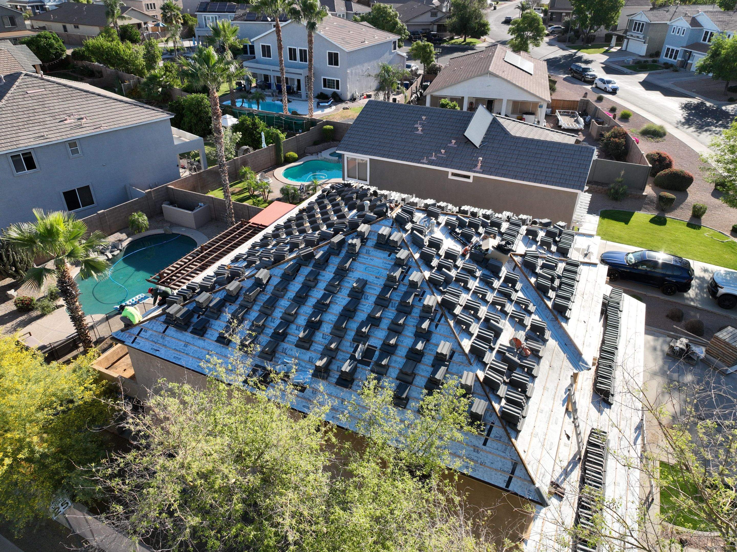 Tile Re-roof  by Mighty Dog Roofing East Valley