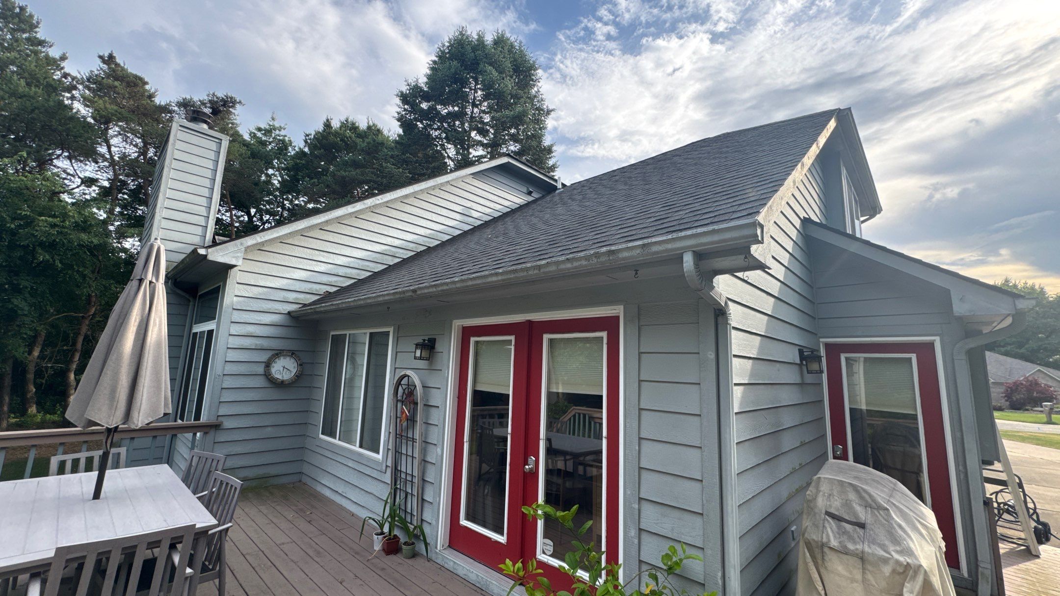 Siding Replacement using Ascend Laguna Blue by 180 Contractors