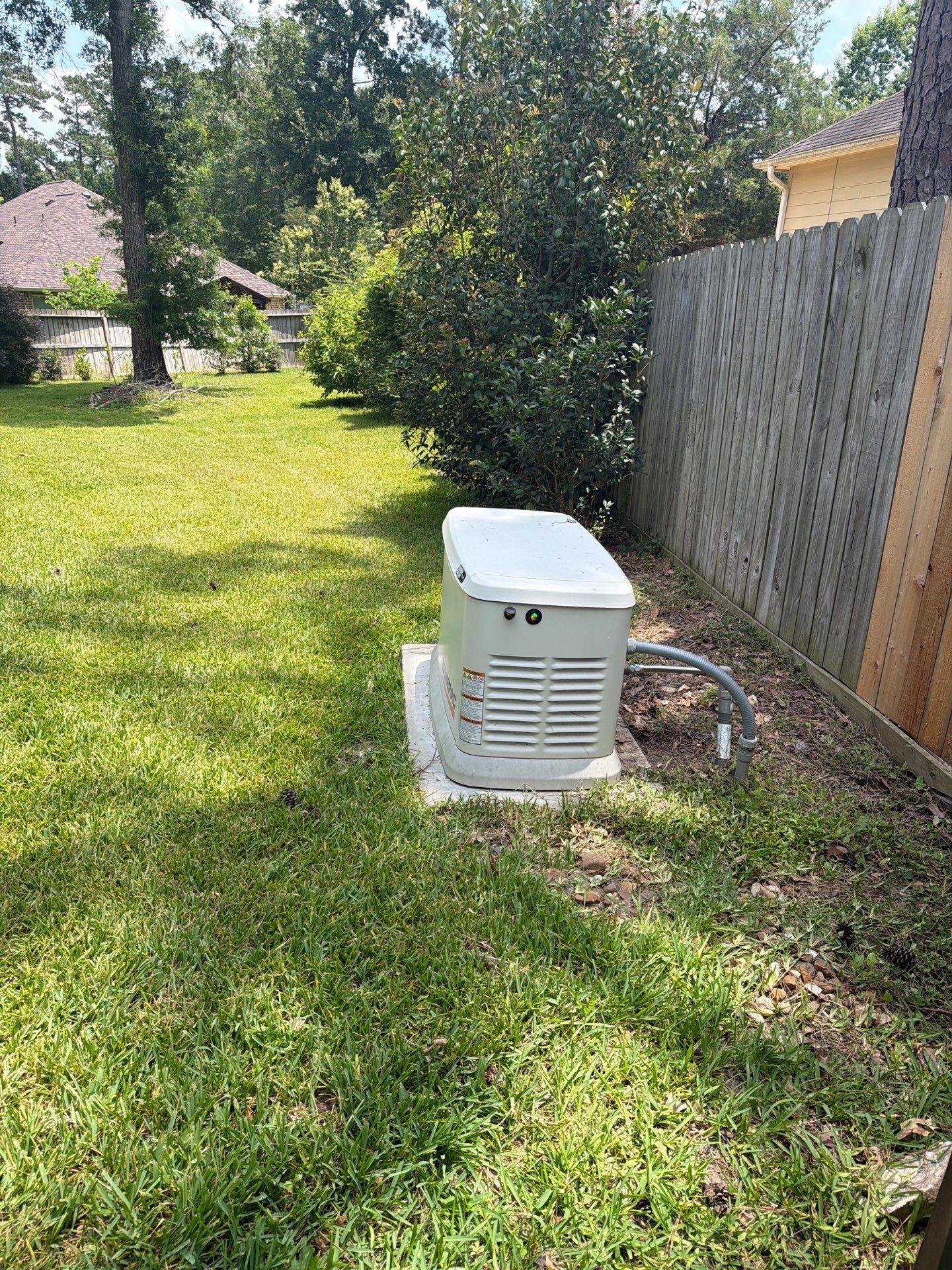 Generac Standby Generator Maintenance and System Testing in Willis, TX by GenTex Elite Services