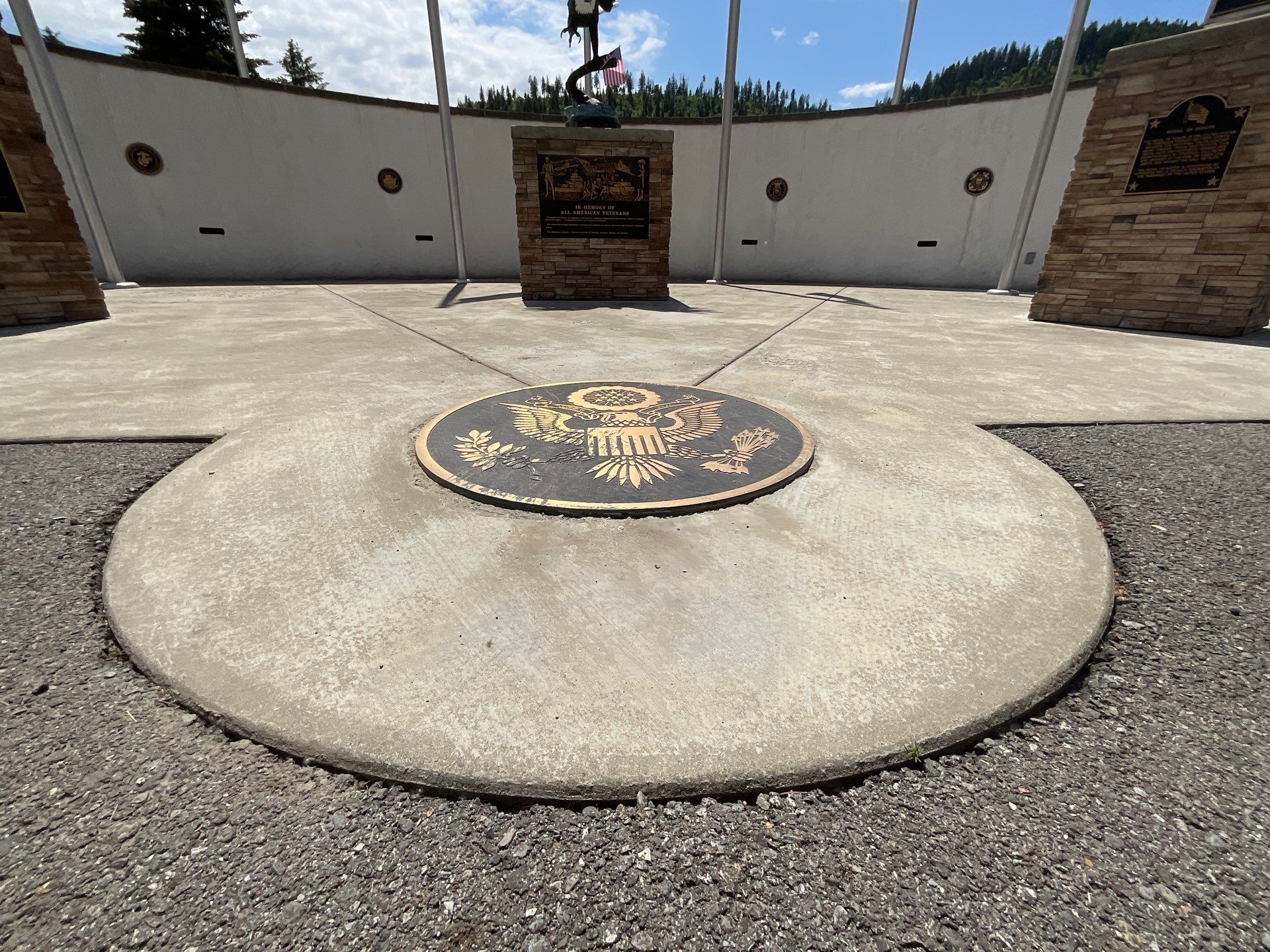 Veteran's Memorial - St. Maries Idaho by Croc Coatings, LLC