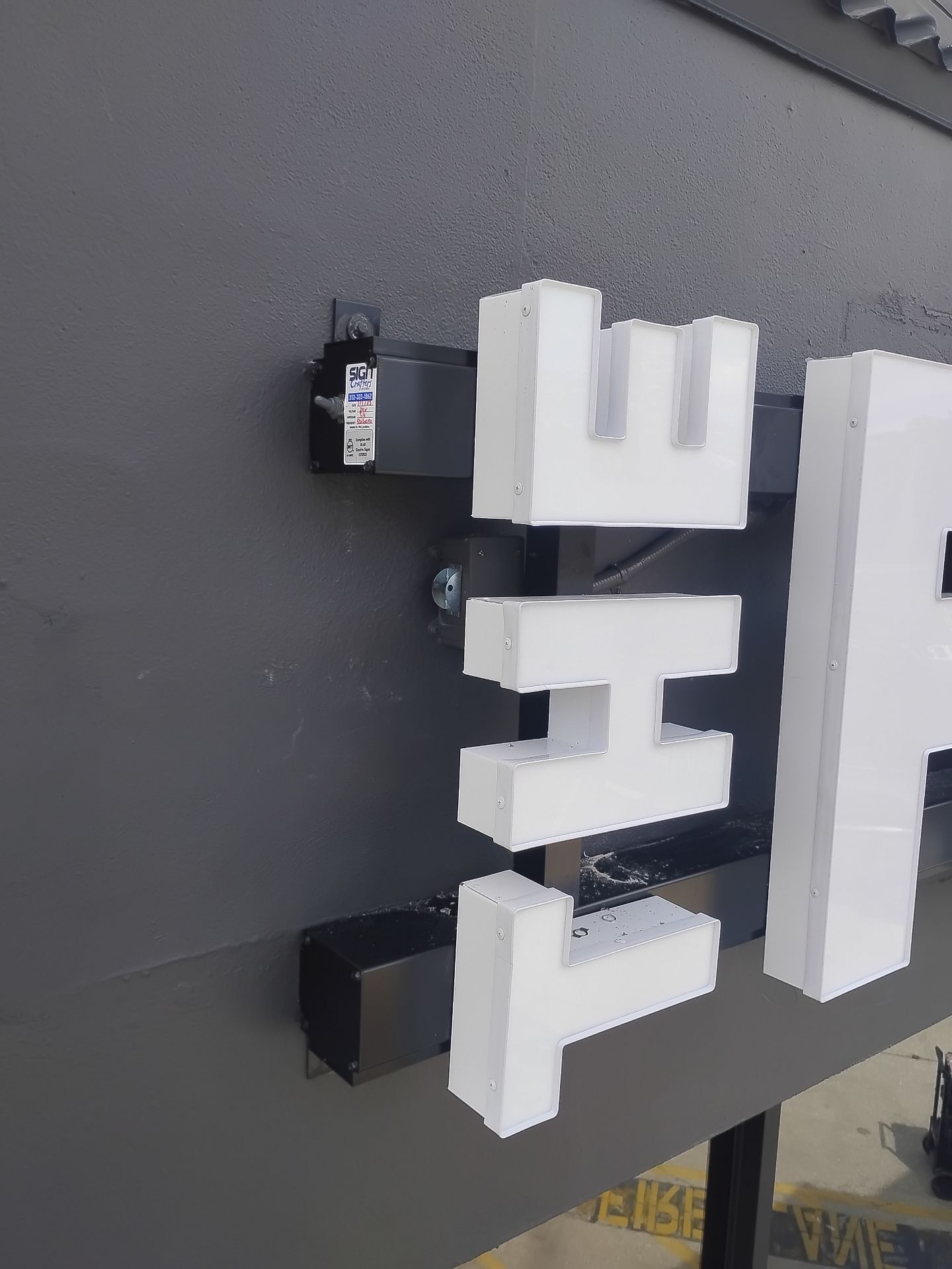 The Flowery Fern Park Channel Letters by SignCrafters