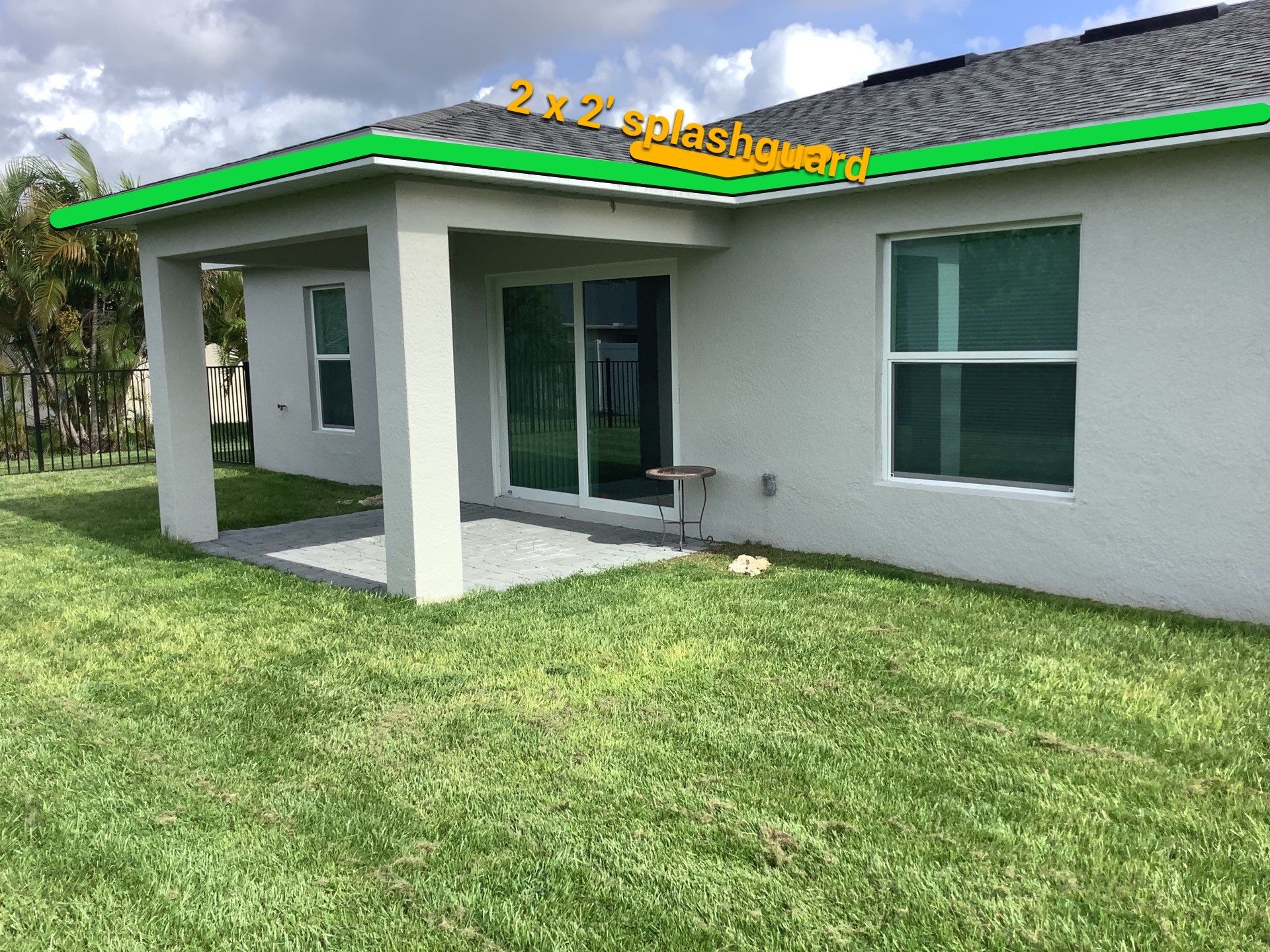 6-Inch Seamless Aluminum Gutters in Cape Coral FL by Gutter Professors
