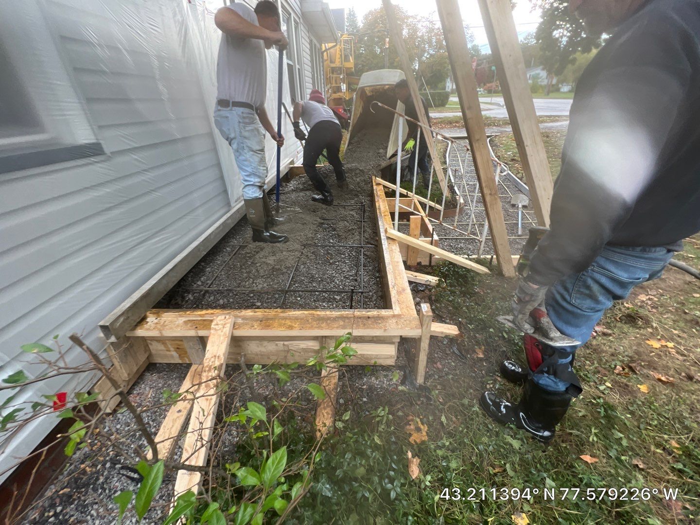 Broom Finish Walkway  by NG Masonry & Construction LLC