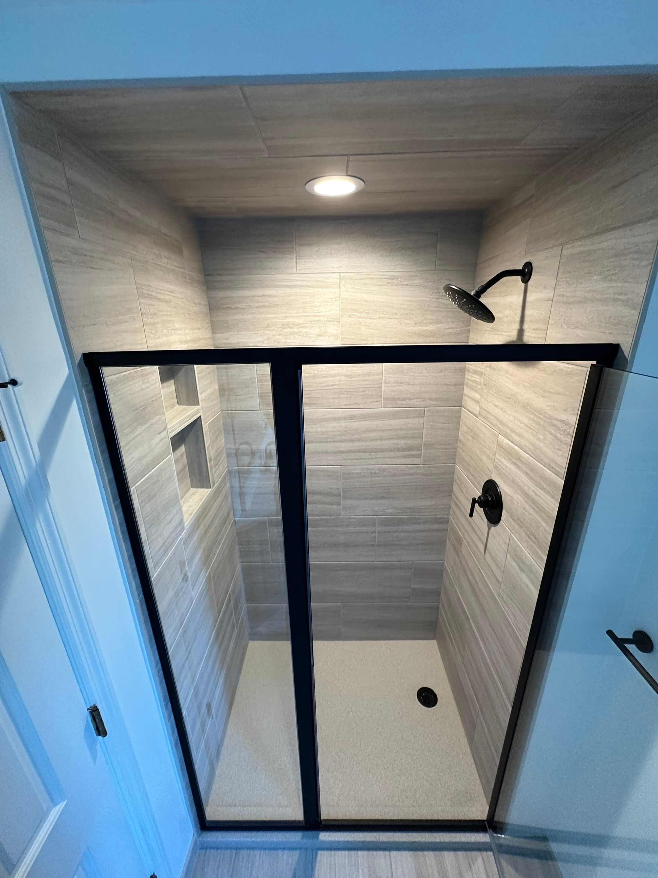 West Omaha Spa-Style Primary Bath Refresh by Bennett Design + Build