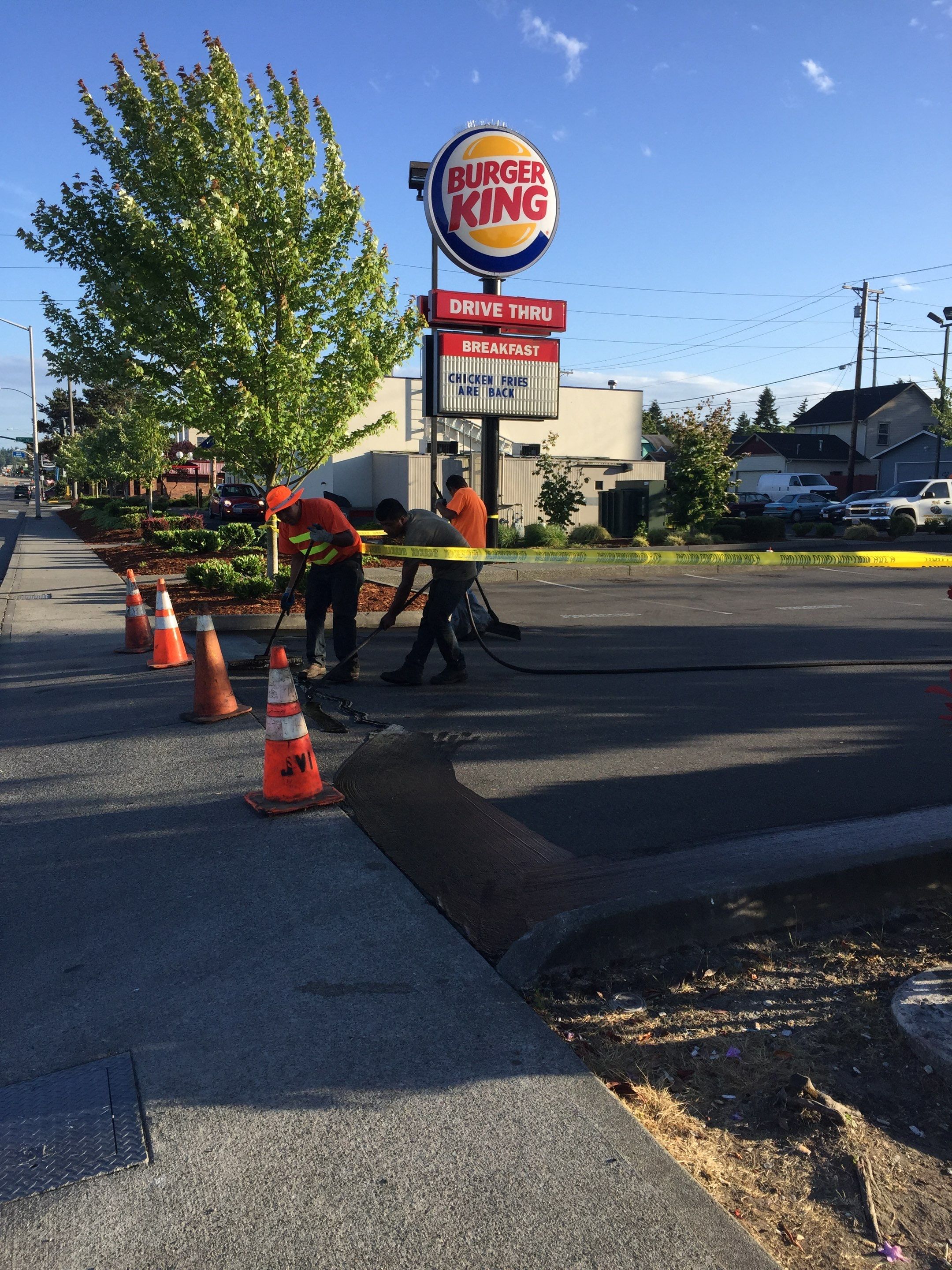 Burger King Everett  by Jireh Asphalt & Concrete Inc 