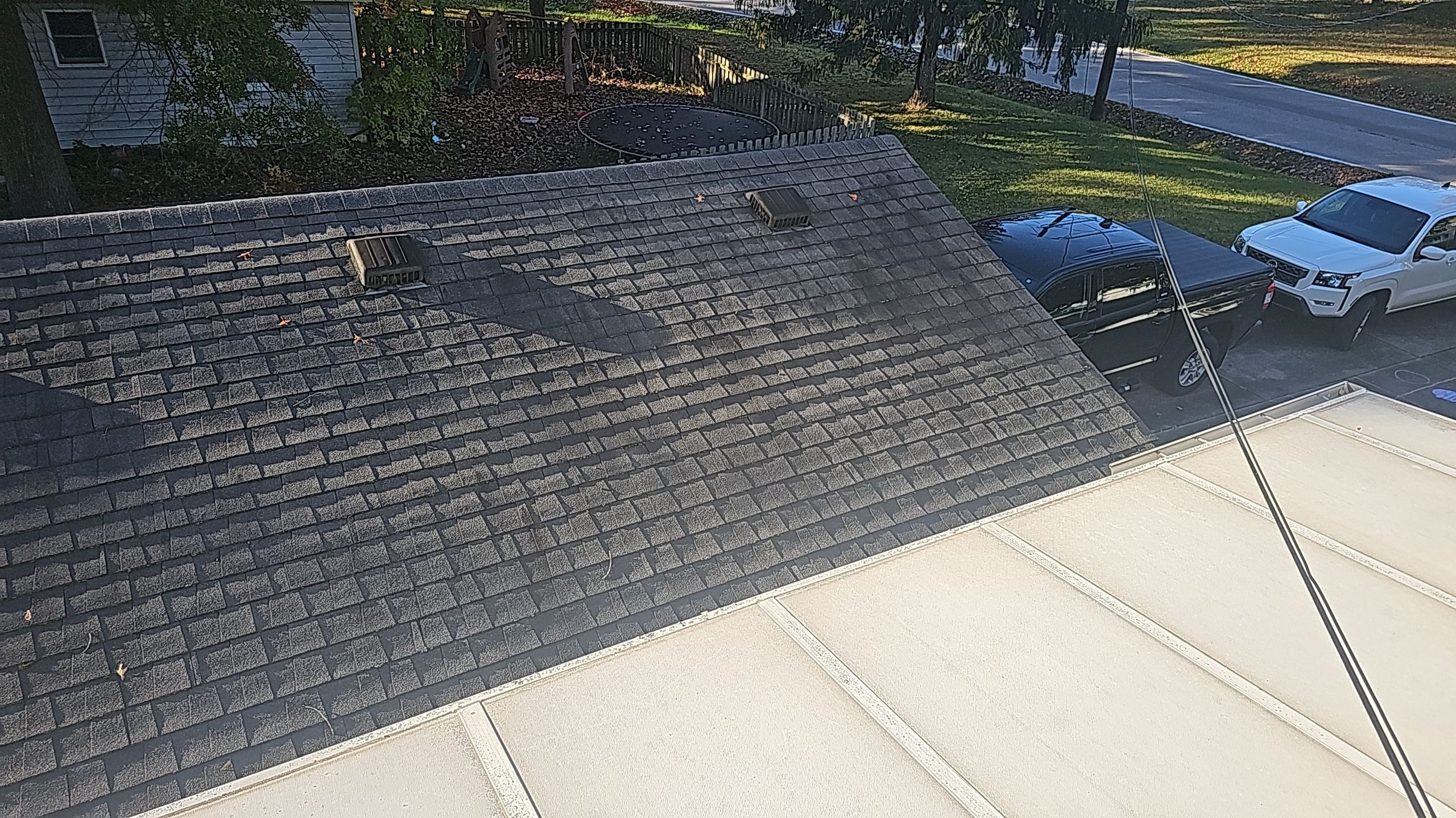 ATLAS PINNACLE COLOR: BLACK SHADOW DRIP EDGE: WHITE by Eagle Eye Roofing