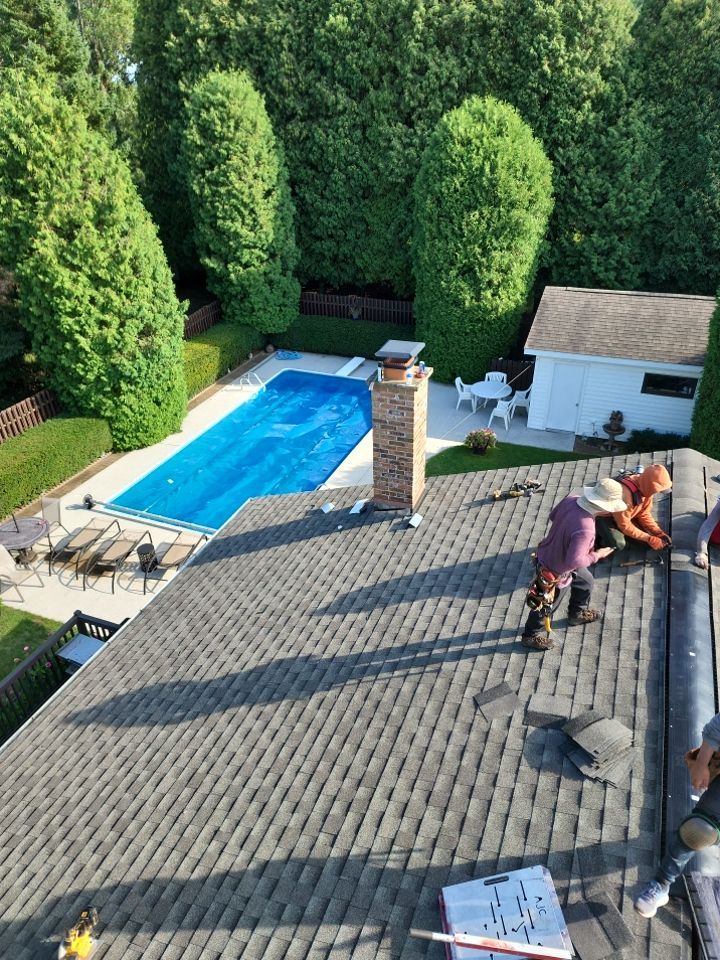 Residential Roof Replacement with GAF Shingles in Sheboygan Falls, WI by Gellings Roofing and Siding LLC