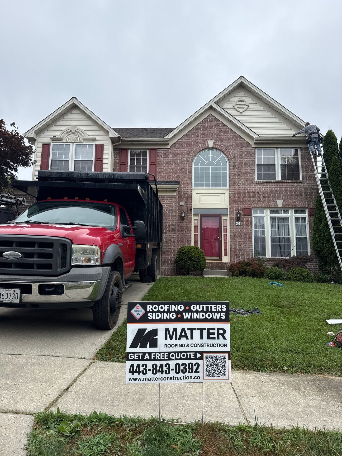 Residential Roofing Installation using GAF Timberline HDZ by Matter Roofing & Construction