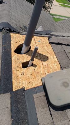 Hail Damage using Owen's Corning Duration (Lifetime) Shingles