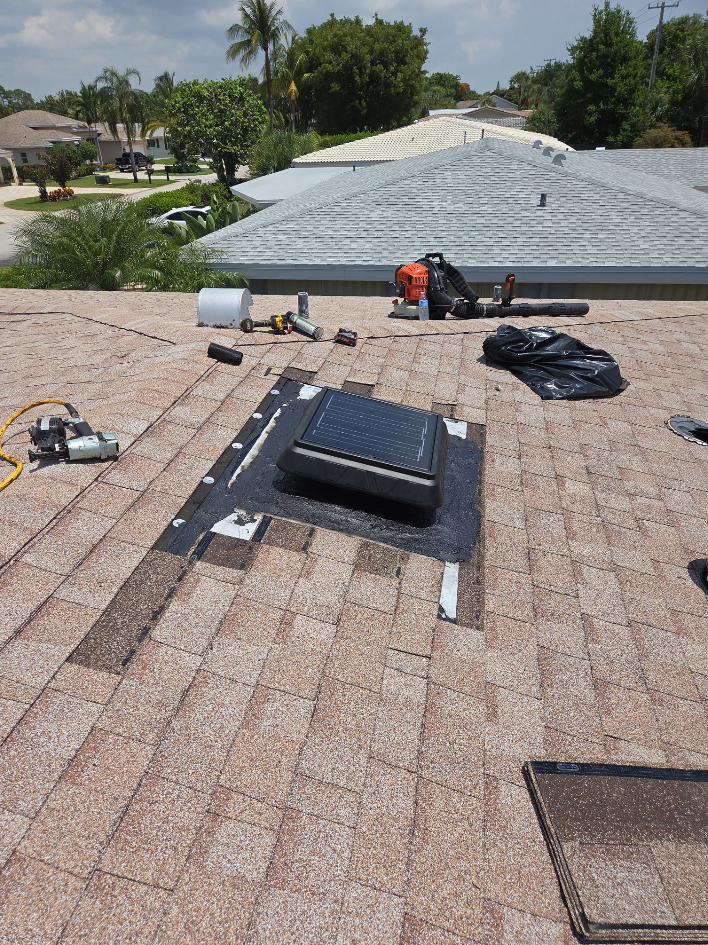 Shingle Roof Replacement and Decking Repair in Boynton Beach by Aastro Roofing