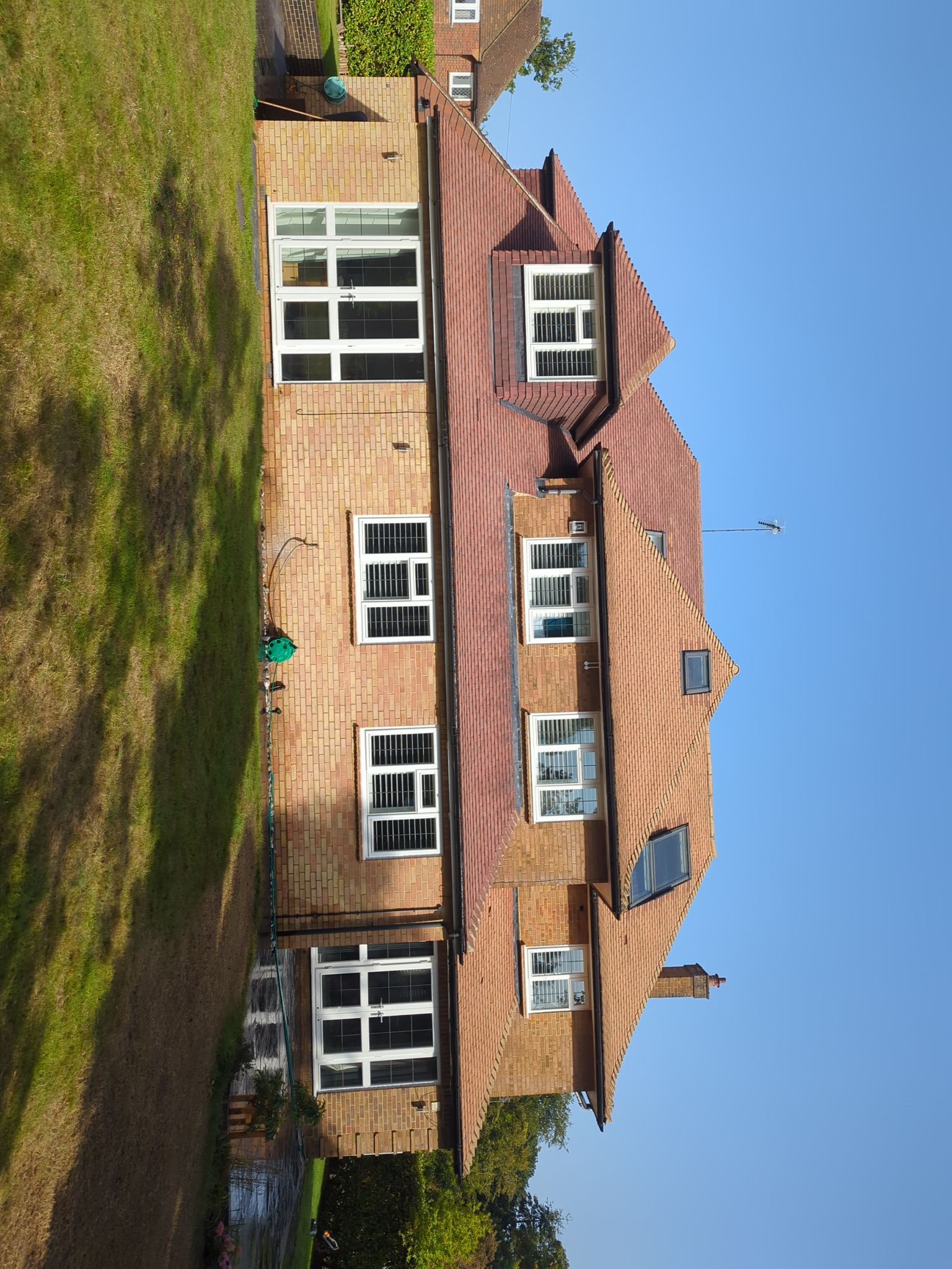 Exterior Clean - Roof - Patio - Driveway using Honda 15lpm Low Pressure Washing Machine by Ges Exterior Cleaning ltd