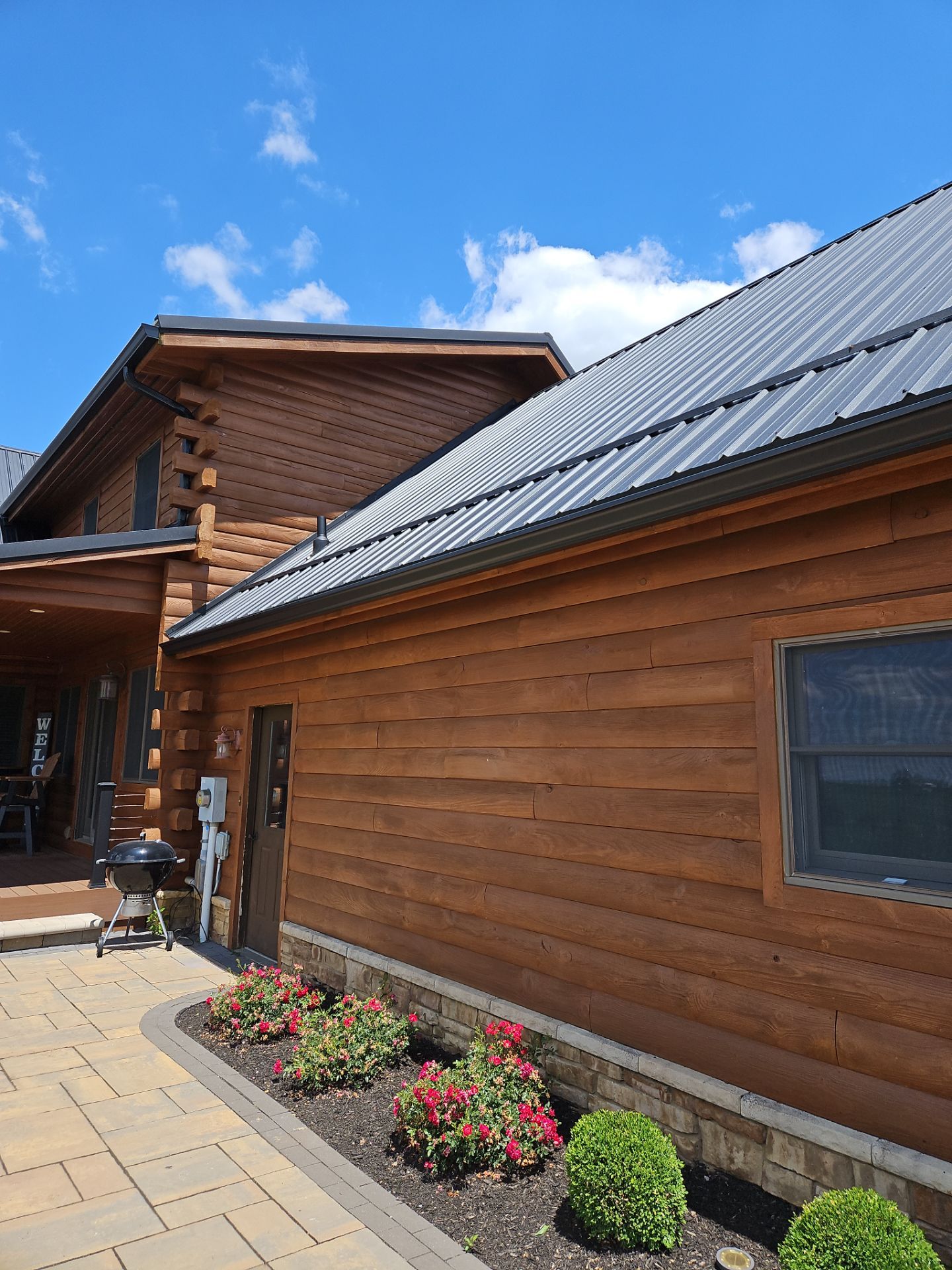 Residential Roofing Installation using Performance Panel Metal - Frost Black by RoofX 