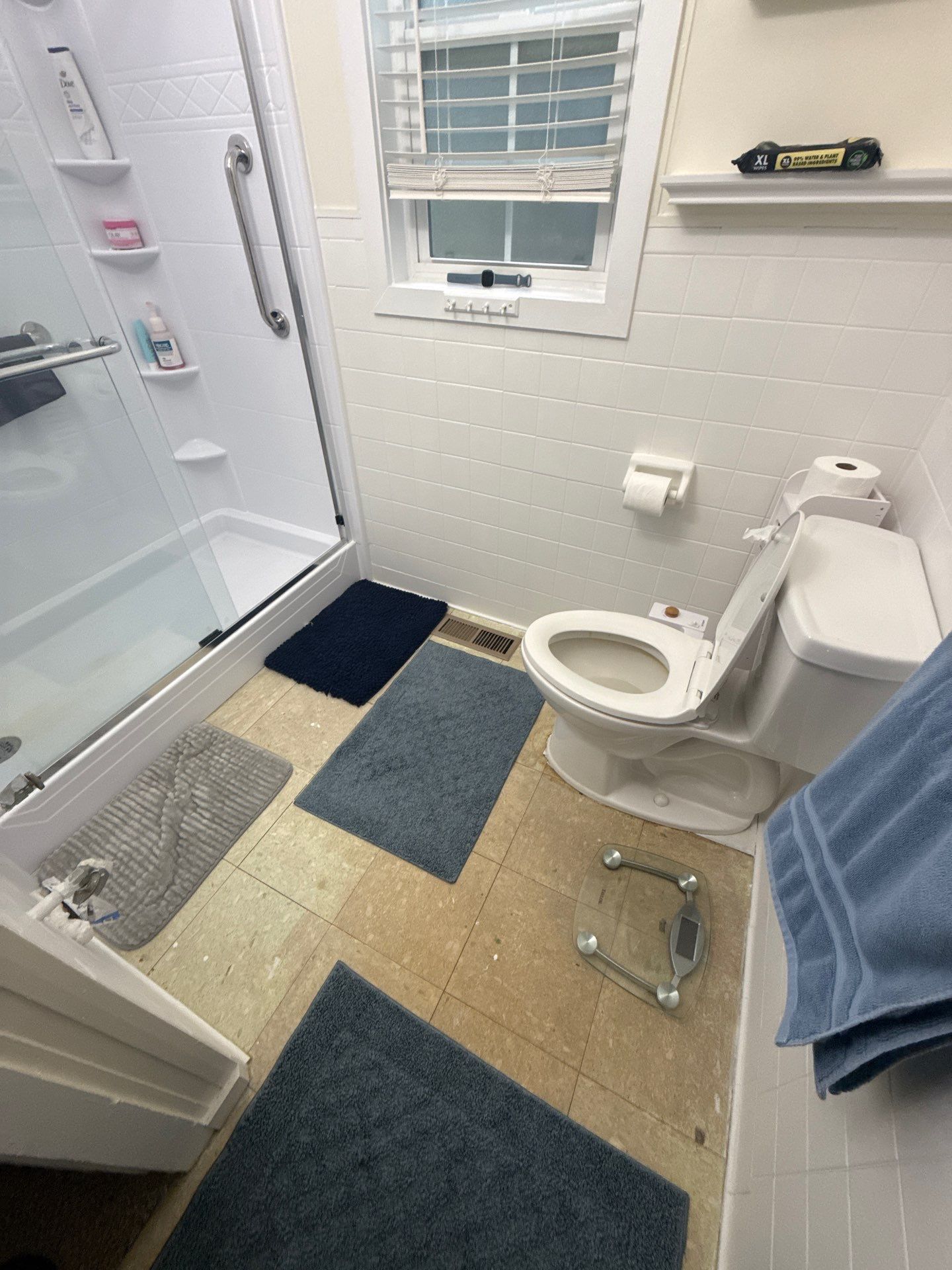 Bathroom Floor Installation by Axtra Hand