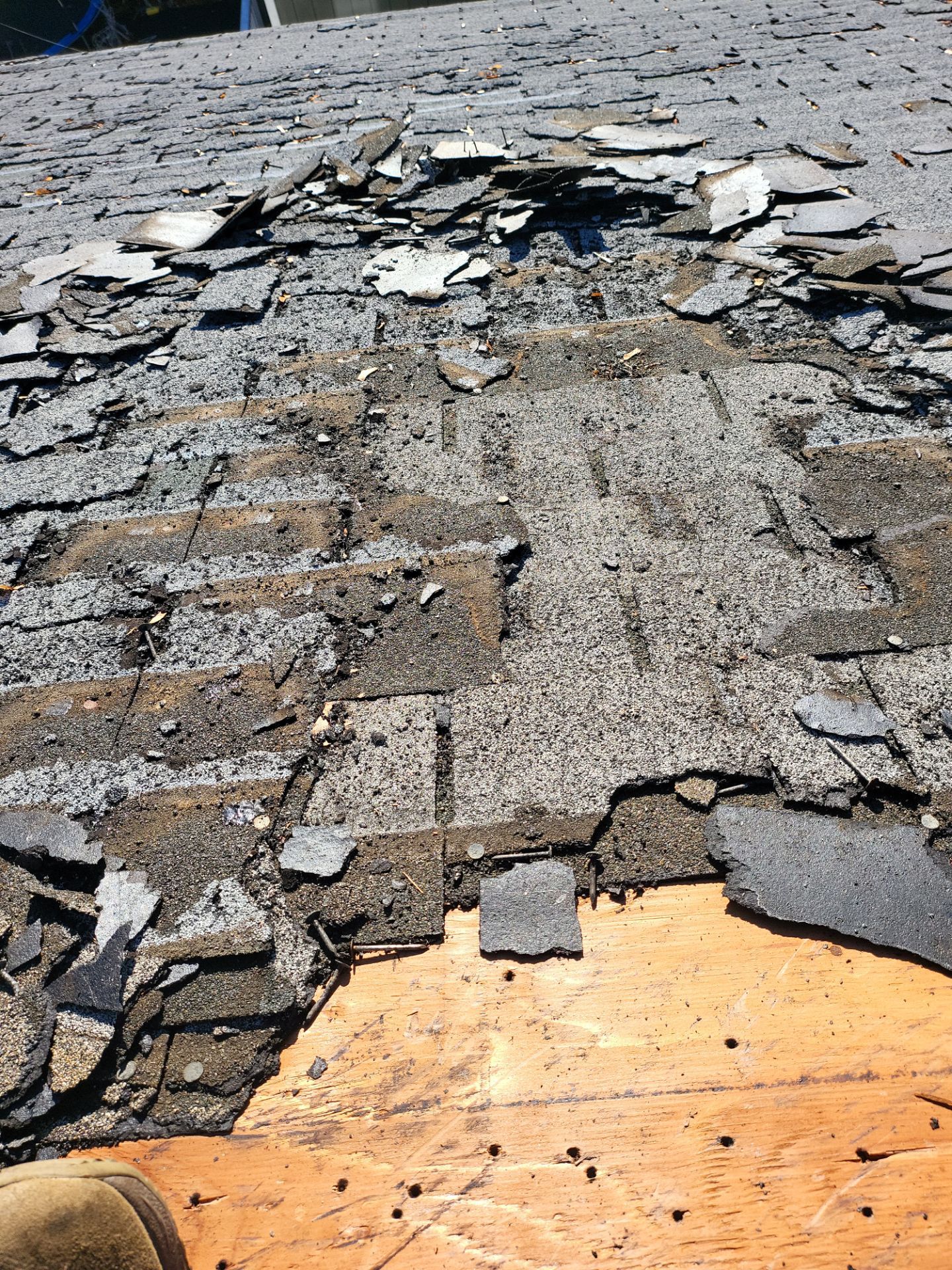 Residential Roofing Installation using Owens Corning TruDefinition Slatestone Gray by A Plus Exterior