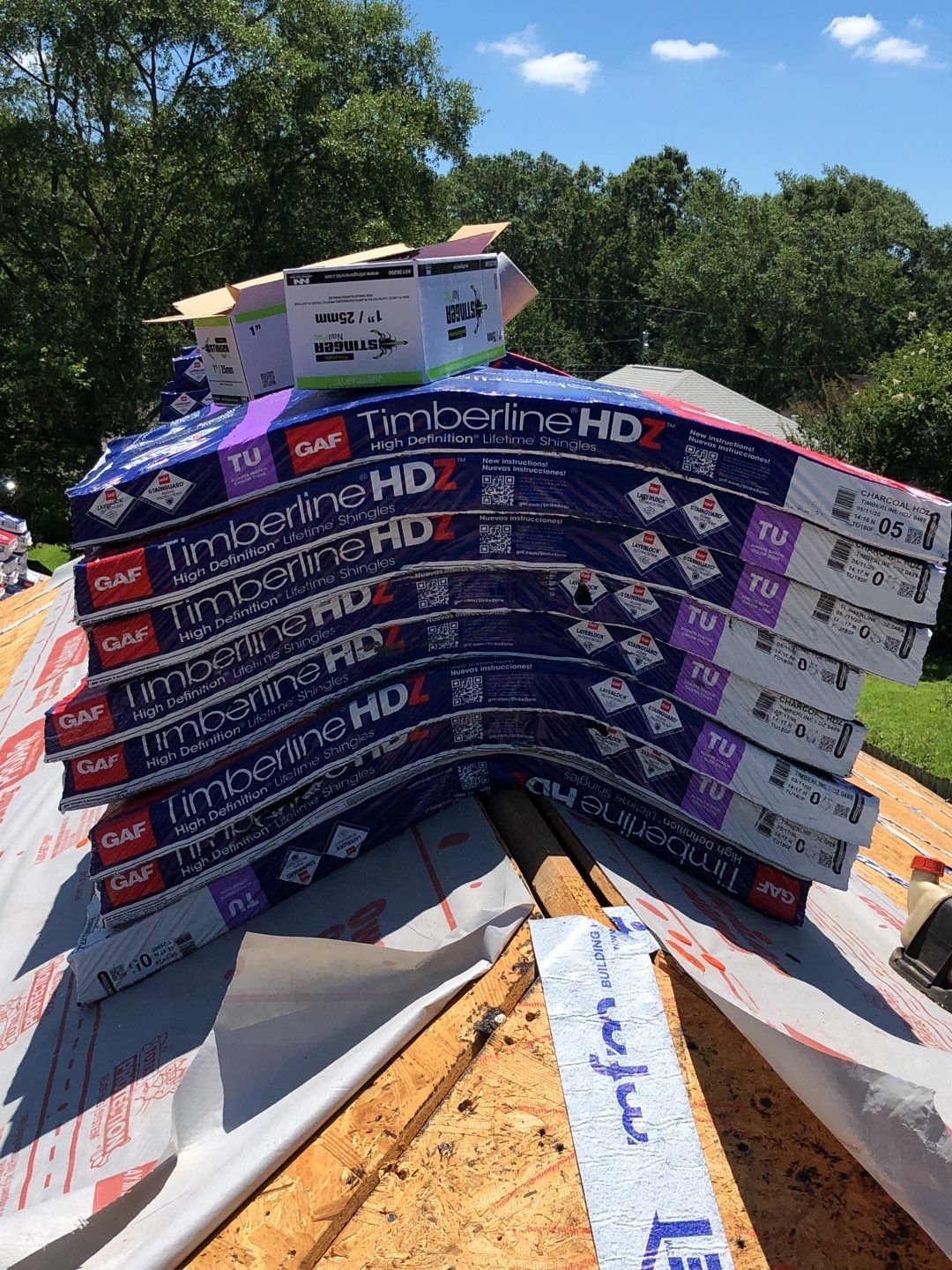 Residential Roofing Installation using Roof Replacement by American Roofing & Construction LLC