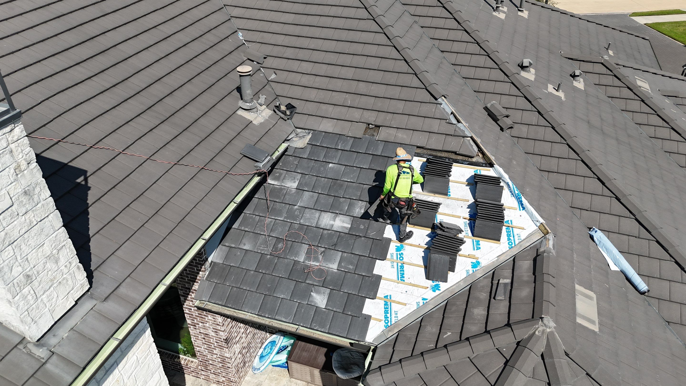Saxony Tile Repair in Bridgeland! by Core Four Roofing