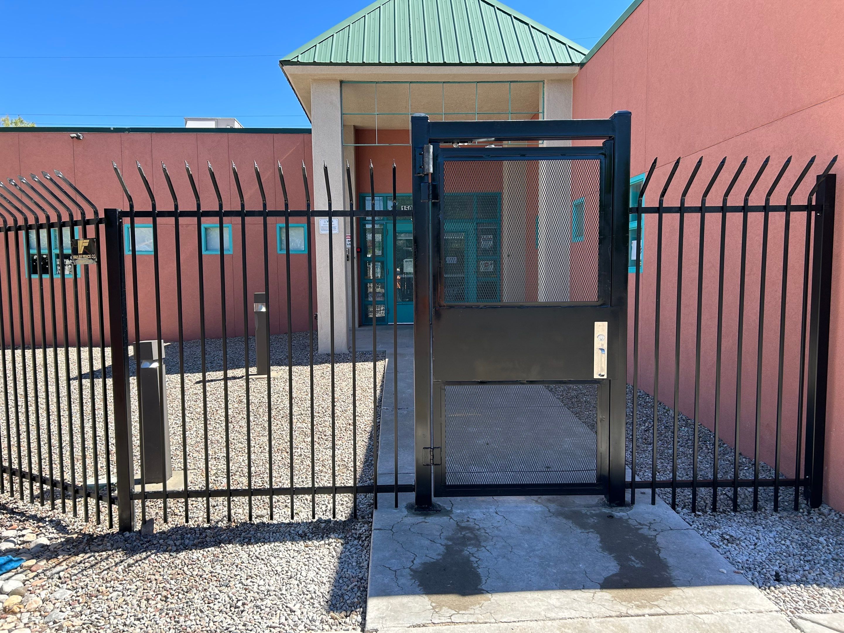 Light Commercial using Custom Wrought Iron by Valley Fence Company