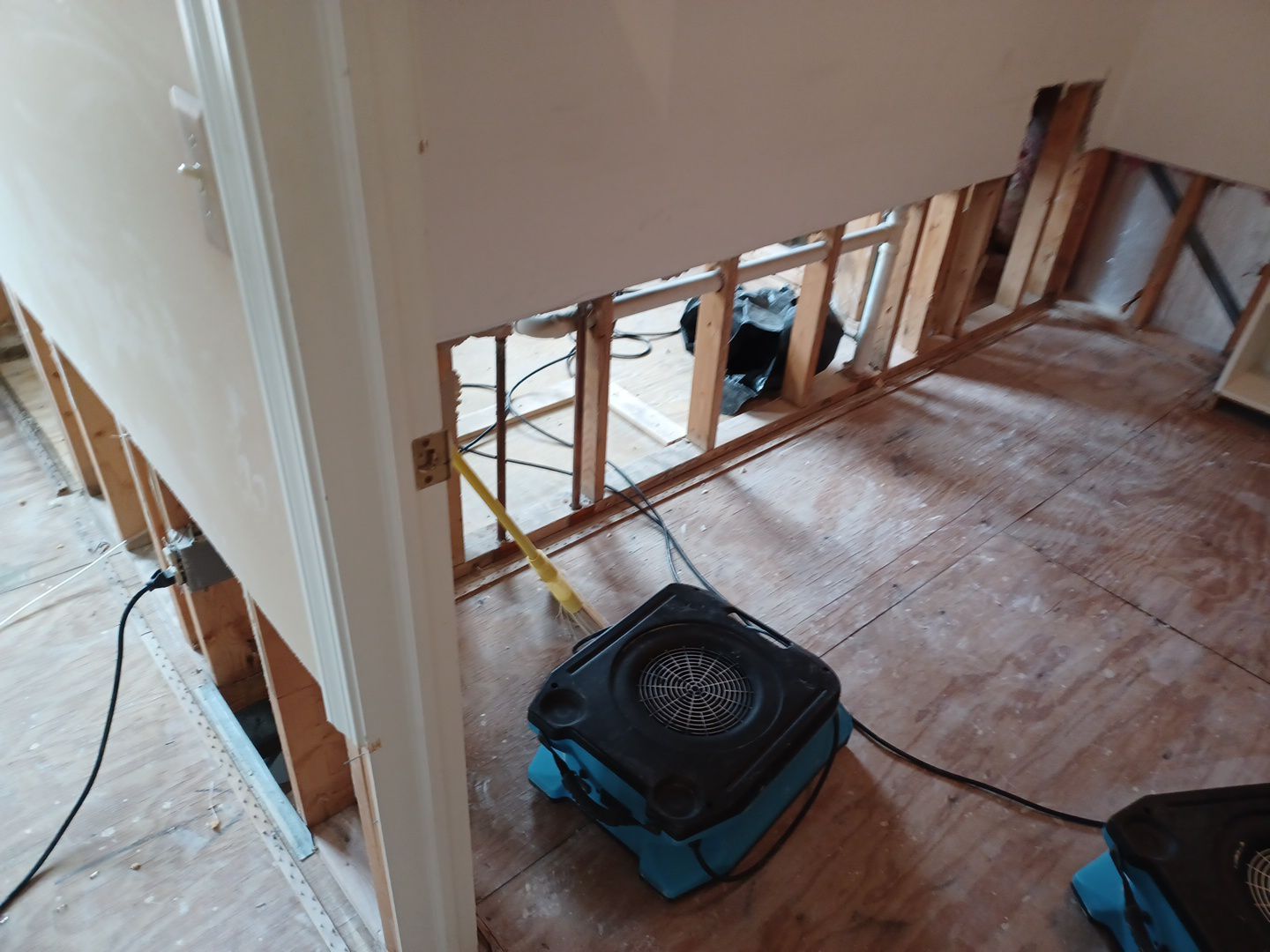 Project in Plymouth by EzDry Water Mitigation & Property Restoration