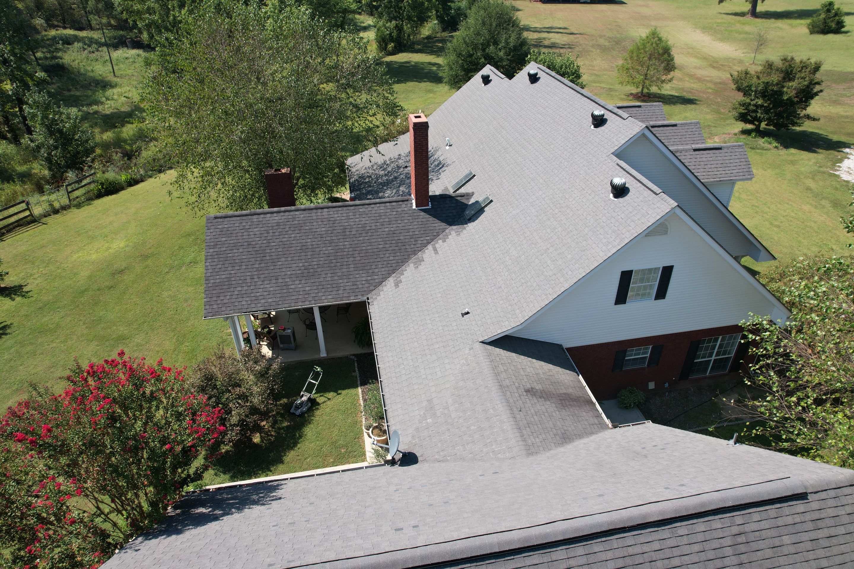 Residential Roofing Repair using CertainTeed XT25: Moire Black by Hostetler Roofing