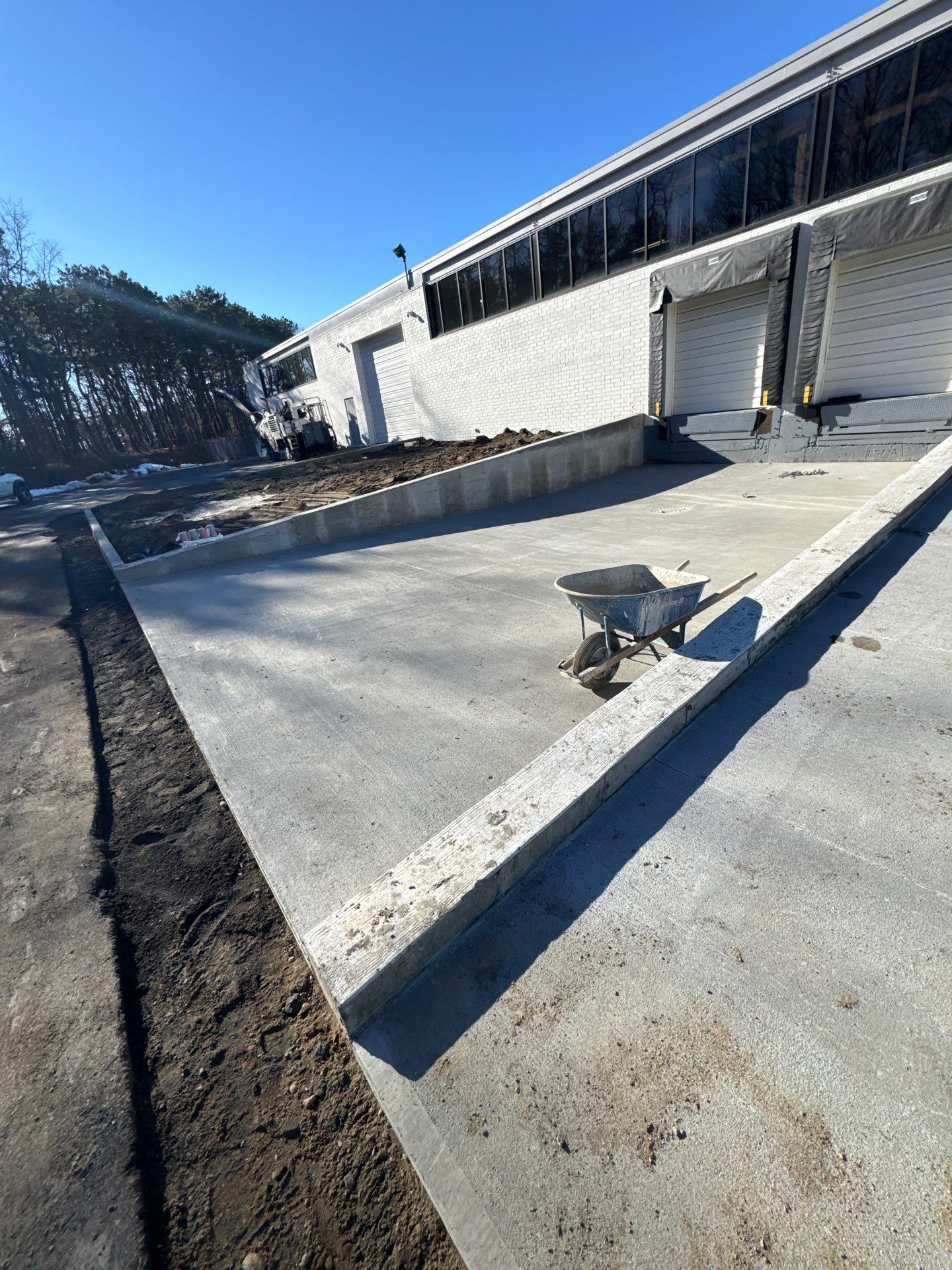 Project in Hauppauge by Concrete Works Corp