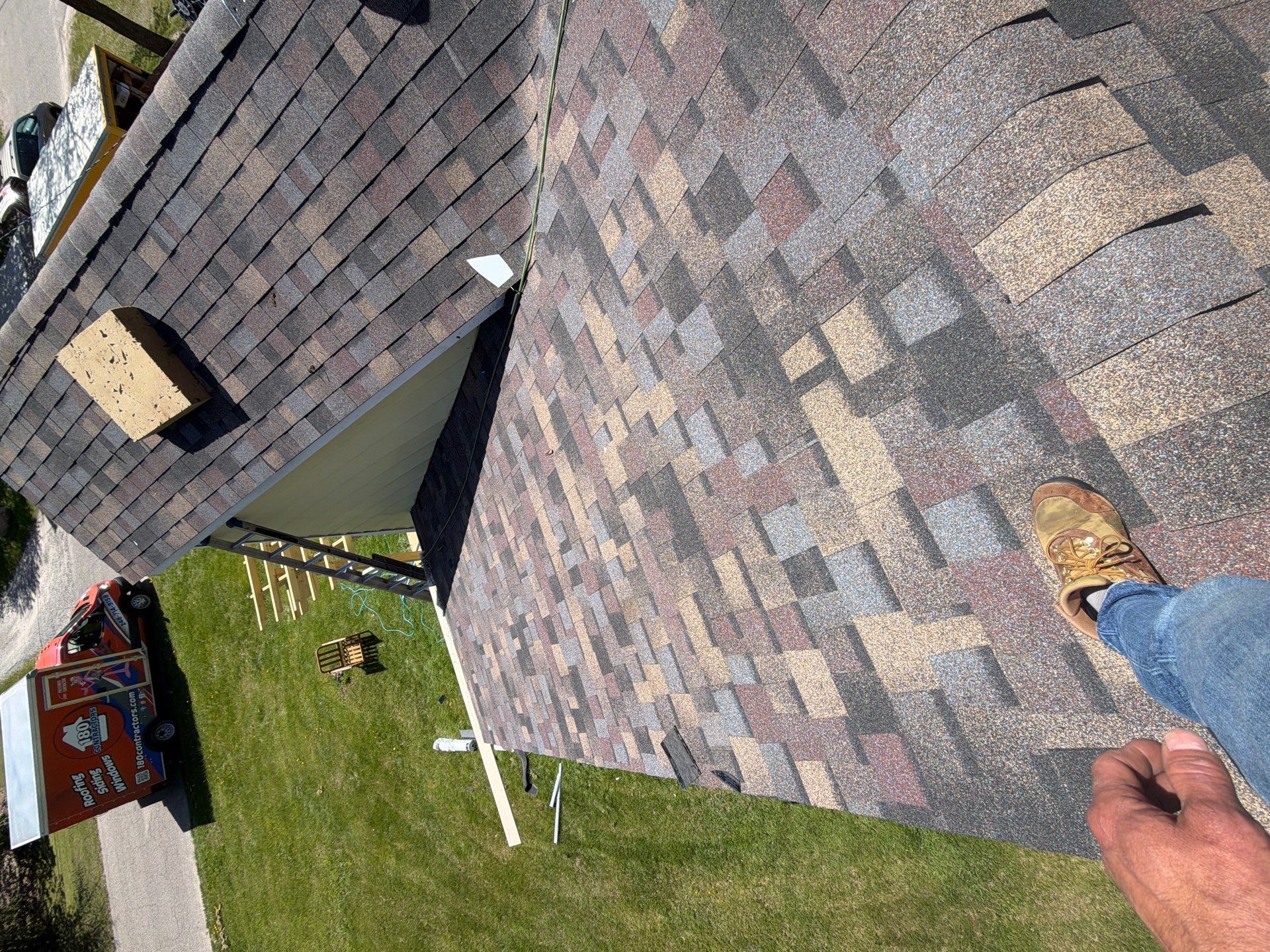 Roof Replacement using Owens Corning Duration Flex by 180 Contractors