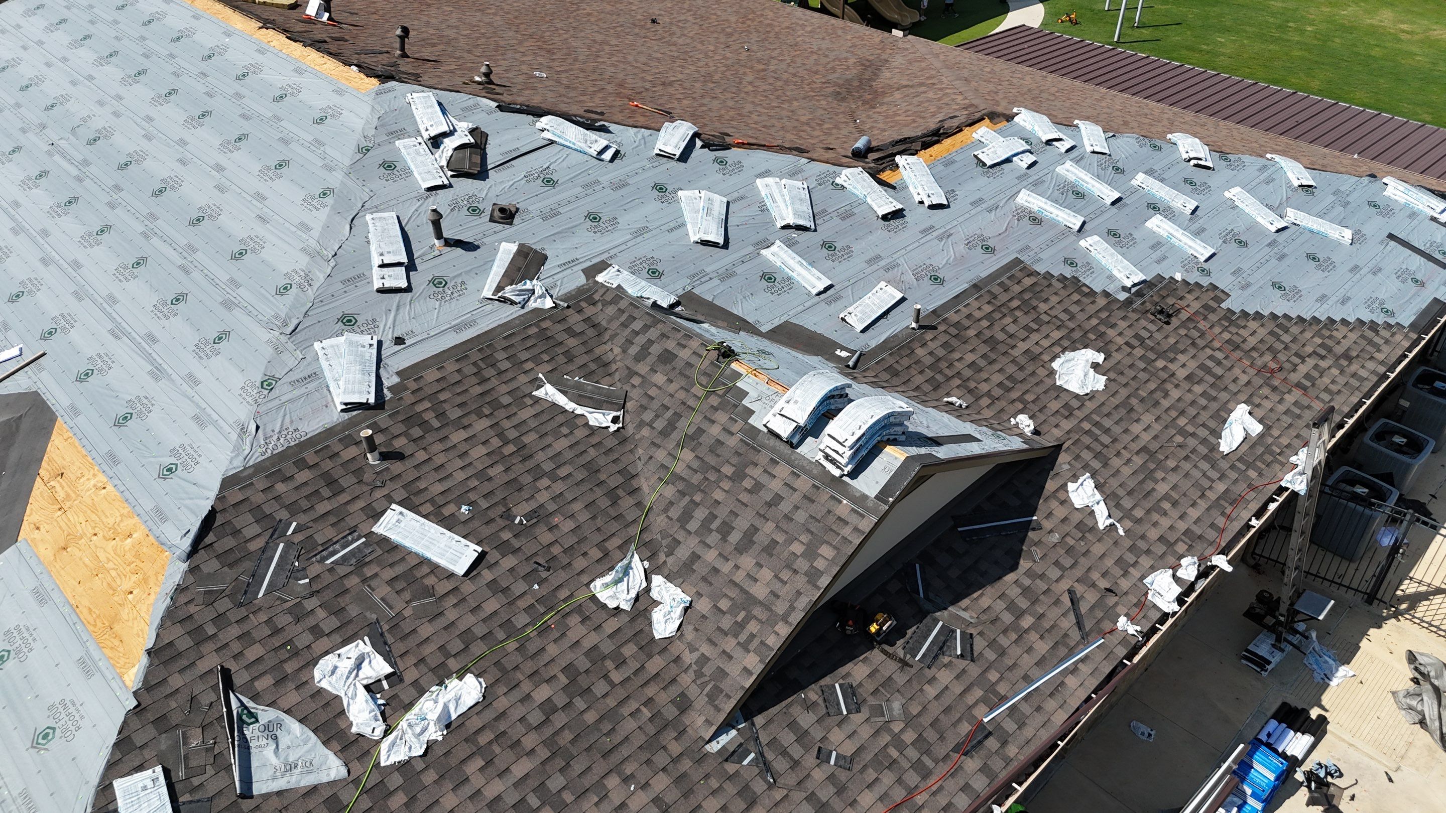 Roof Replacement on a Daycare! by Core Four Roofing