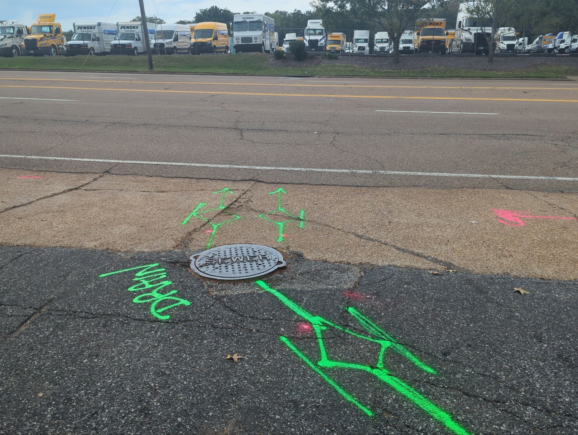 Comprehensive Utility Mapping and Ground Marking at a Memphis Industrial Site by Alsip Locating Service, LLC