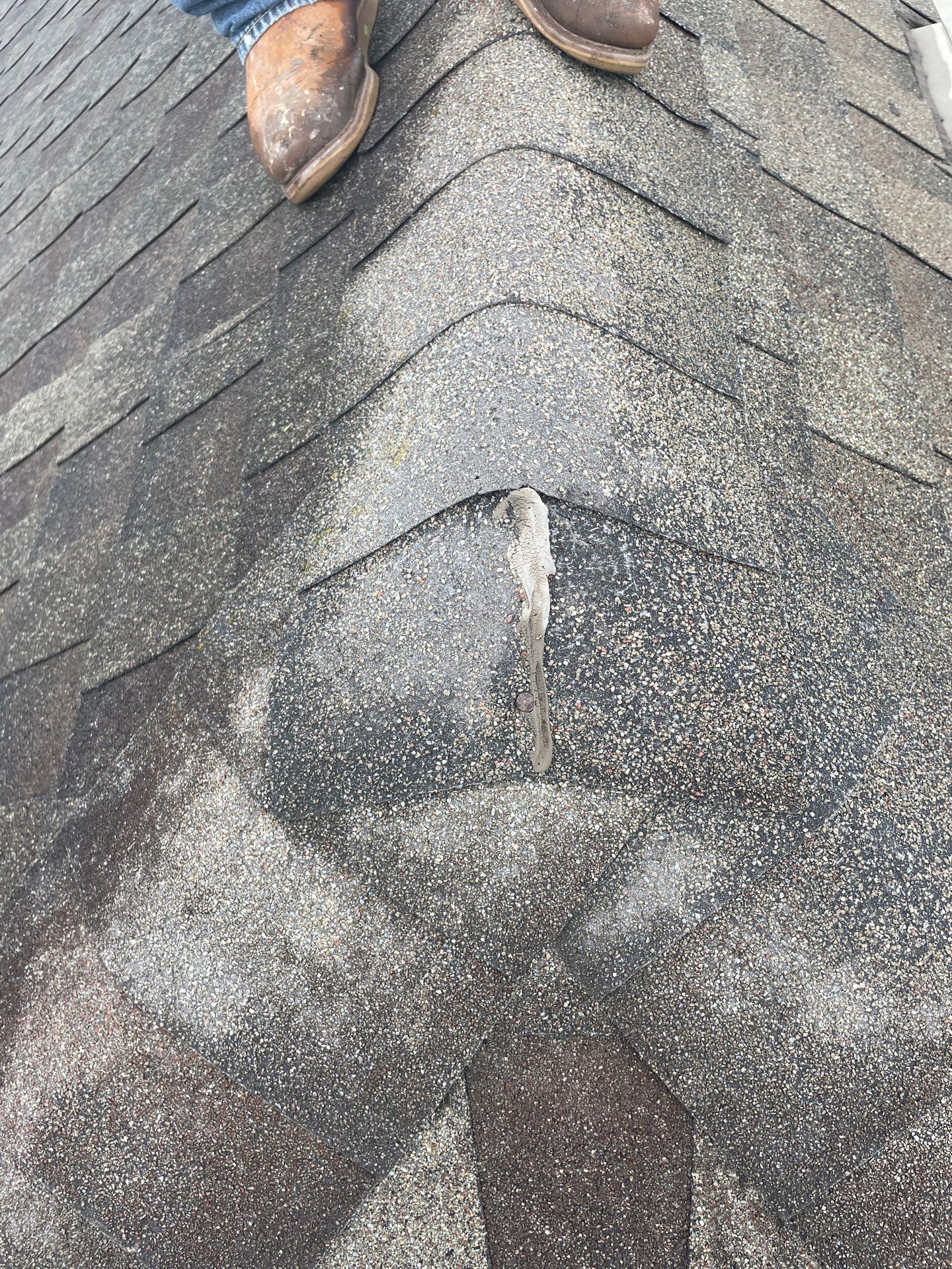 Hail Damage using Owen's Corning Duration (Lifetime) Shingles by Roof Repair Company