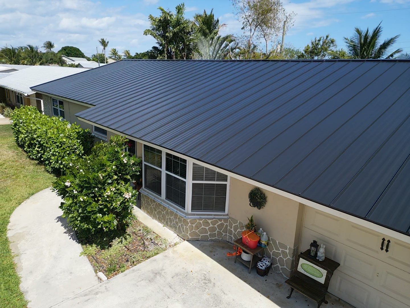 Kynar (Color Coated) Standing Seam Metal Roof Replacement by Sailfish Roofing