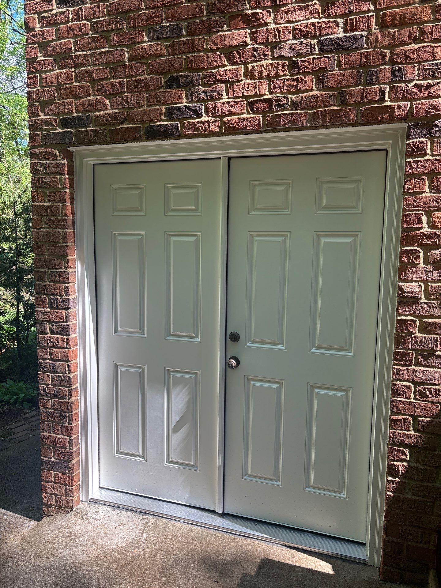 Gable Siding and Rotten Wood Replacements in Atlanta, GA with New Door and Window Installs by Nelson Exteriors 