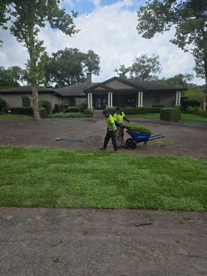 Deerwood Resident | Sod & Plant Install