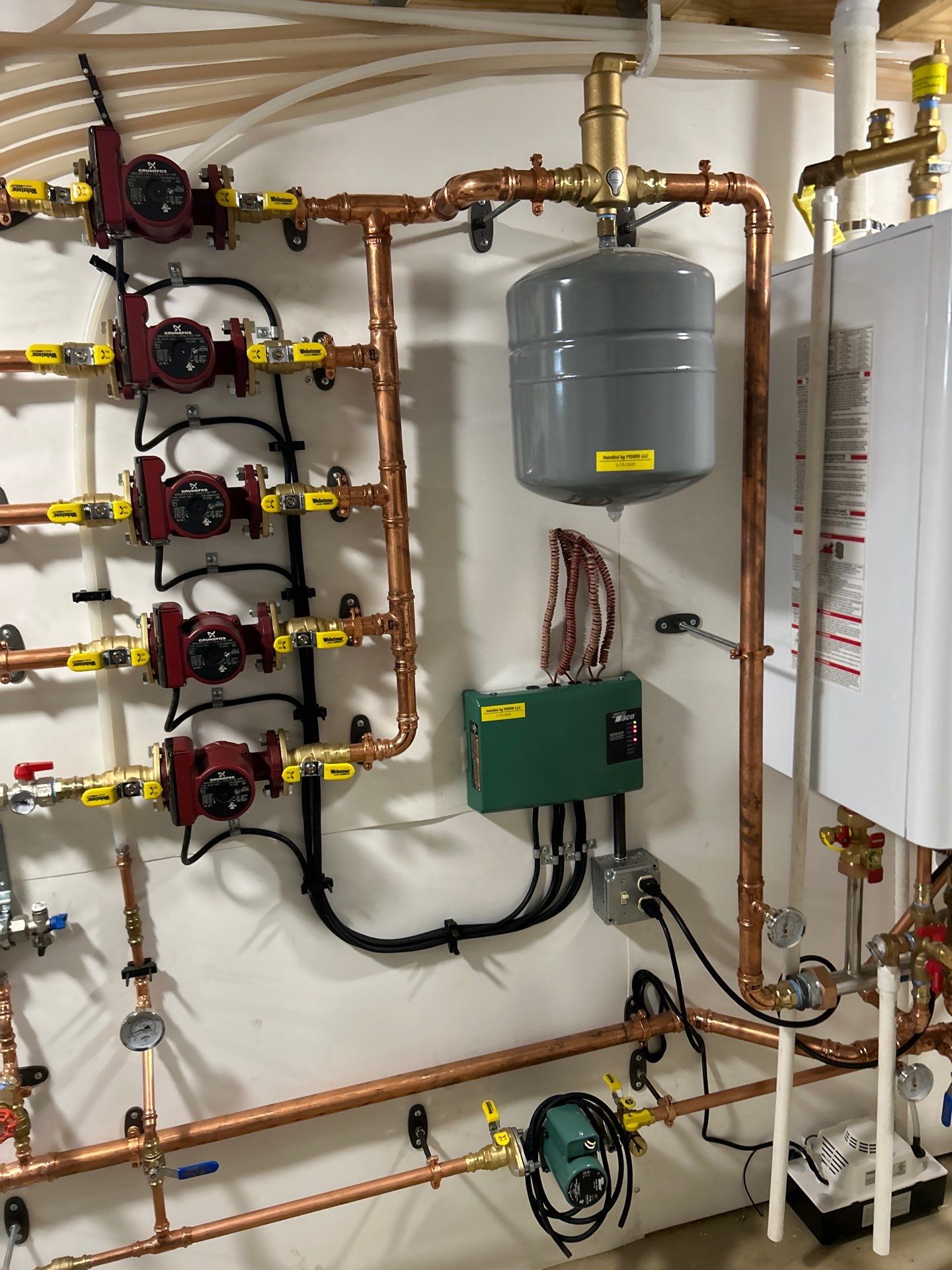 All new equipment for whole home remodel  by Fisher Plumbing