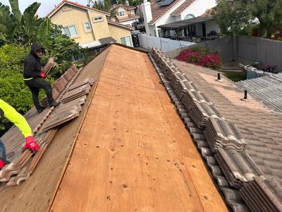 Comprehensive Concrete Tile Roof Replacement and Structural Wood Repair in Chula Vista
