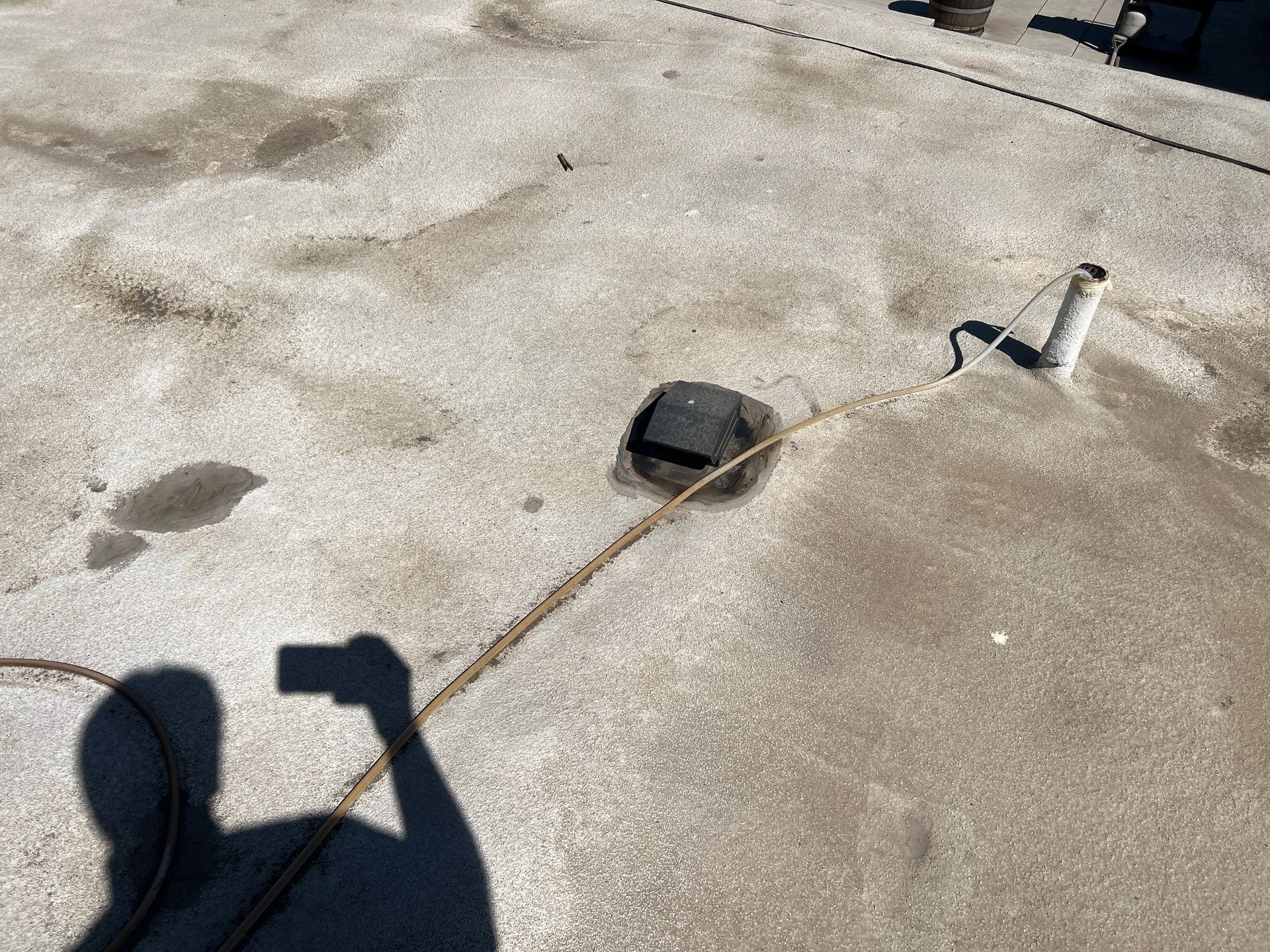 Foam Refurbish using Conklin Benchmark/PUMA XL coatings and spray foam by Straight Edge Roofing Inc