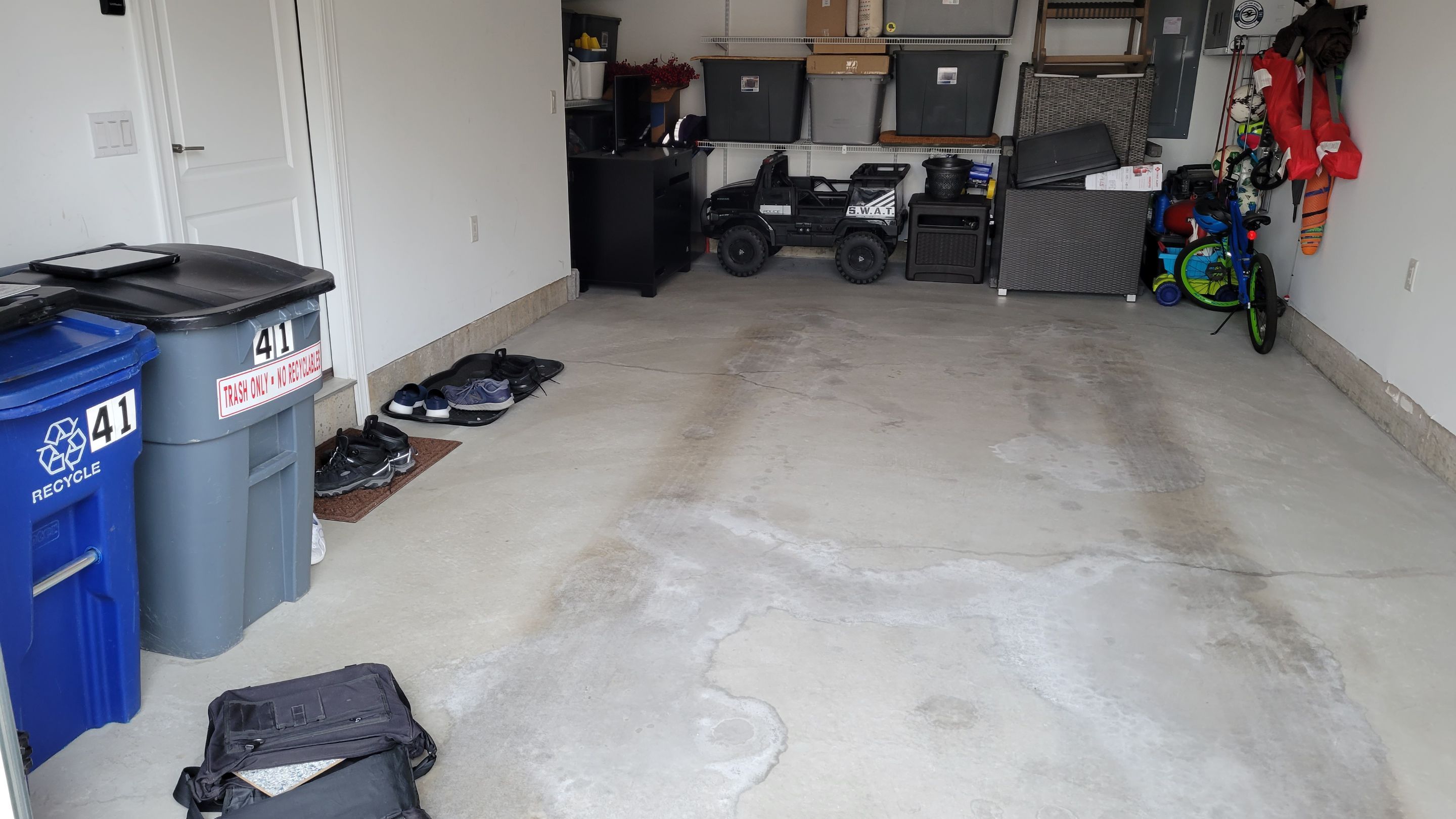 Garage Floor Coating using Penntek in Nightfall by Spectrum Painting, LLC