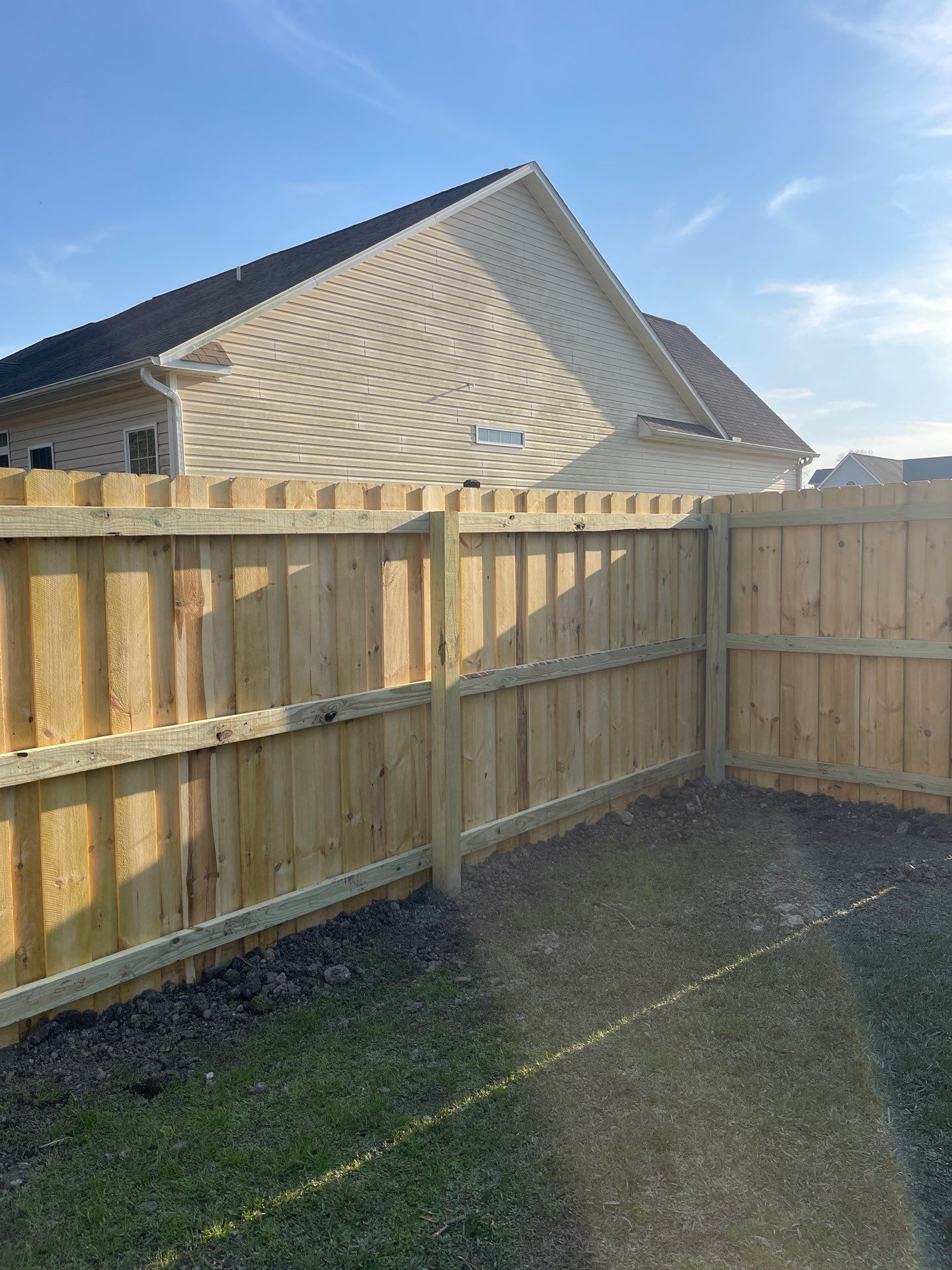 Project in New Bern by Superior Fence and Rail