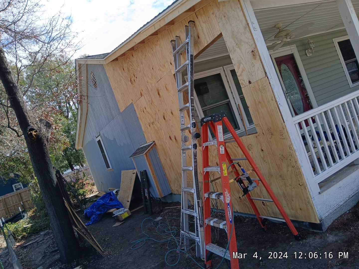 Fire Damage using CertainTeed Landmark Georgetown Gray 3/S by RGR Construction and Roofing, LLC