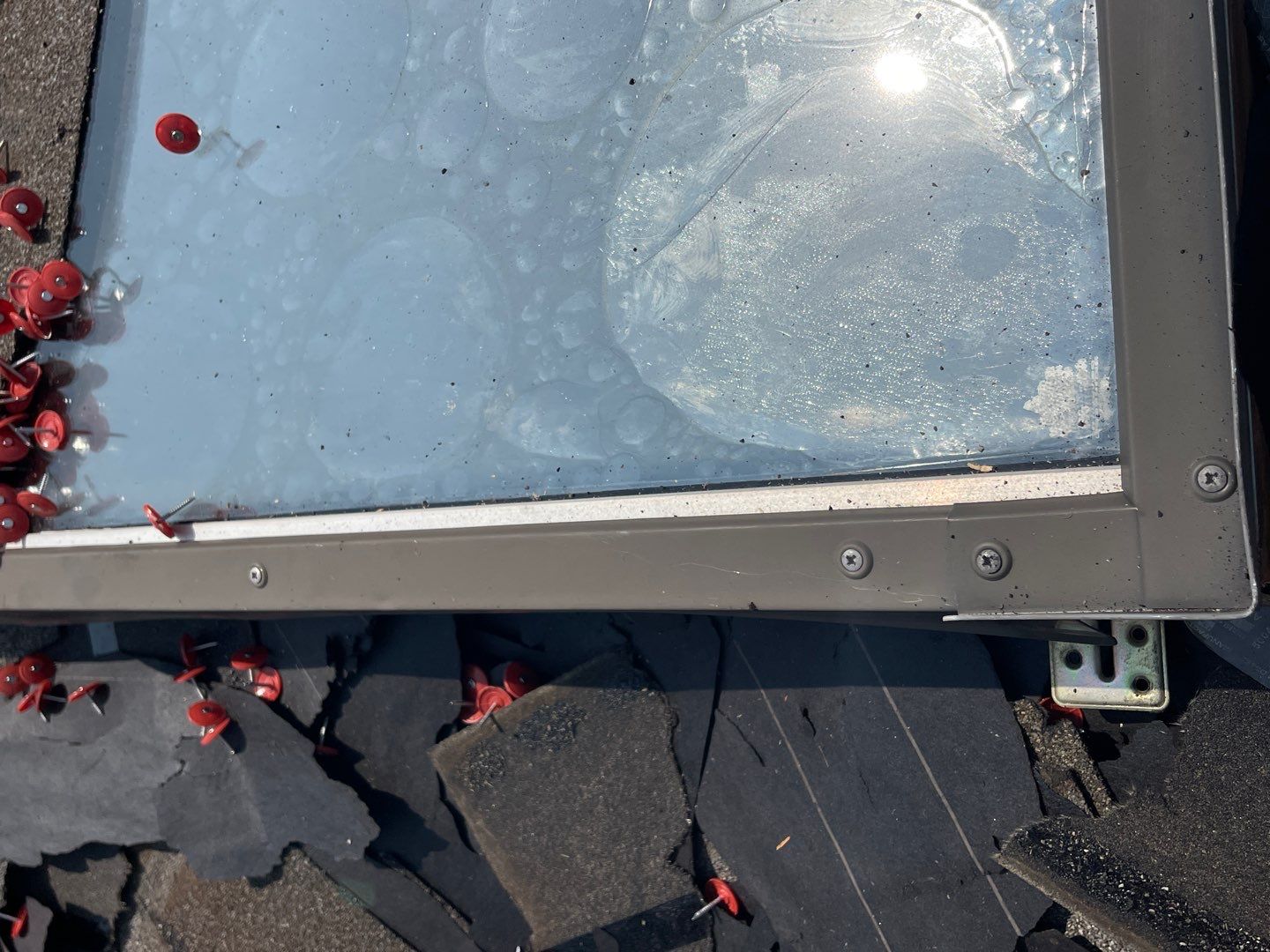 Tornado damage in Whiteland. Roof replacement, James Hardie siding, exterior paint, gutters, windows, doors by 317 Roofing & Restorations