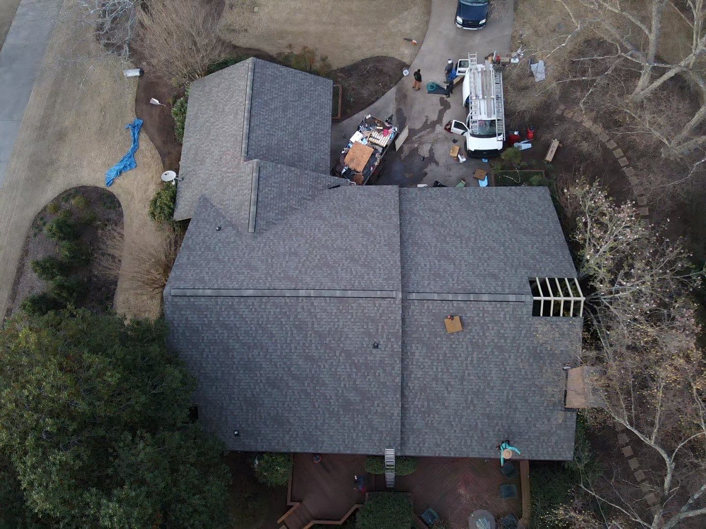 Easley Residential Roof Replacement Using CertainTeed Landmark Shingles by Roofers LLC