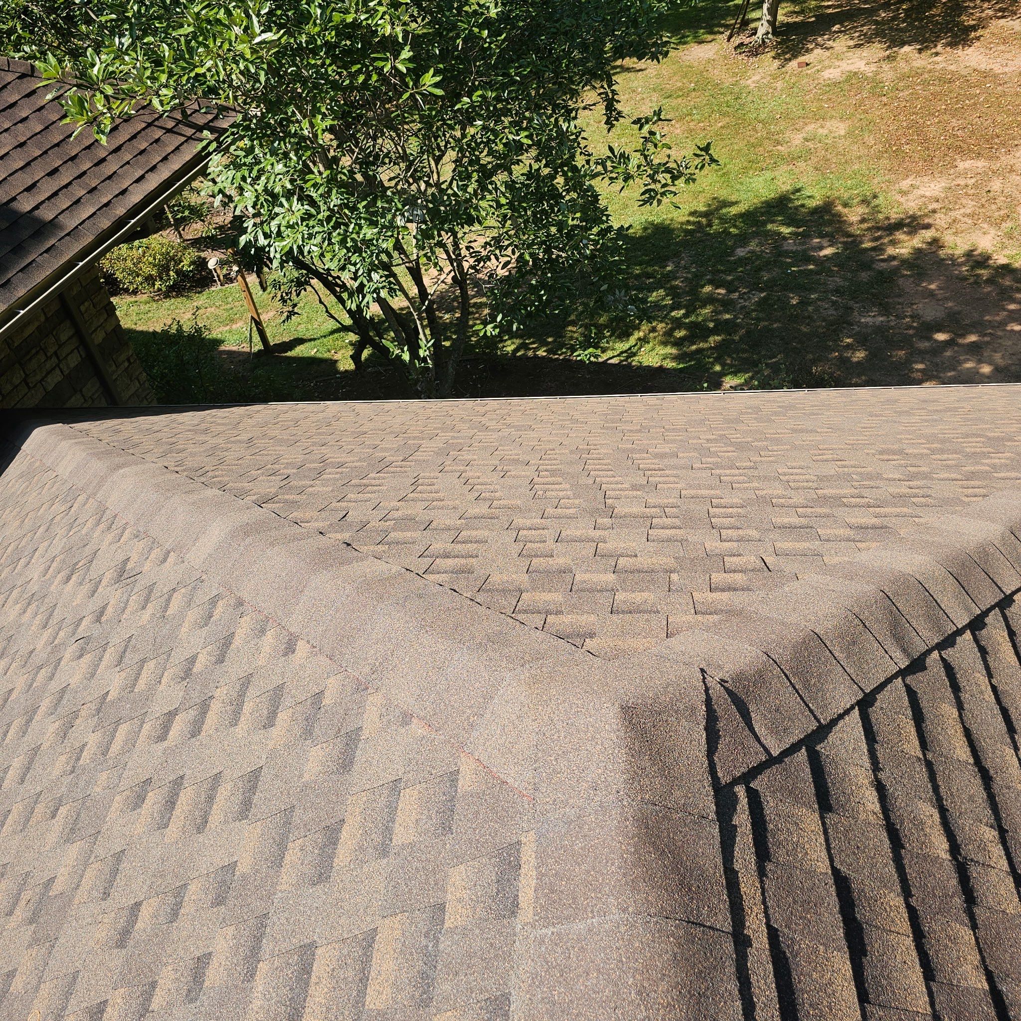 Residential Roofing Installation using GAF Timberline HDZ Barkwood by Rainstoppers Roofing