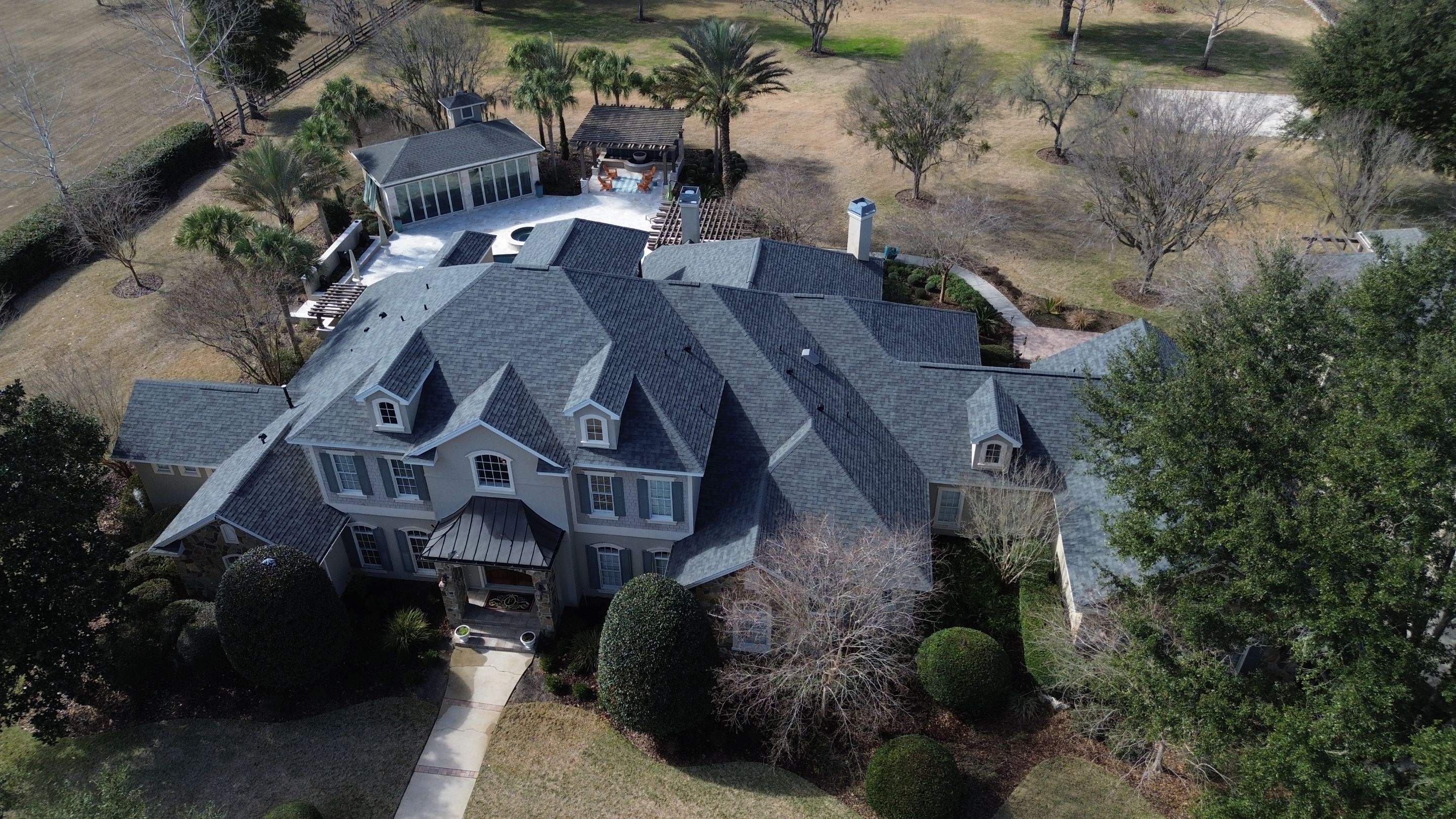 Huge shingle reroof in Newberry, FL by Brehm Roofing