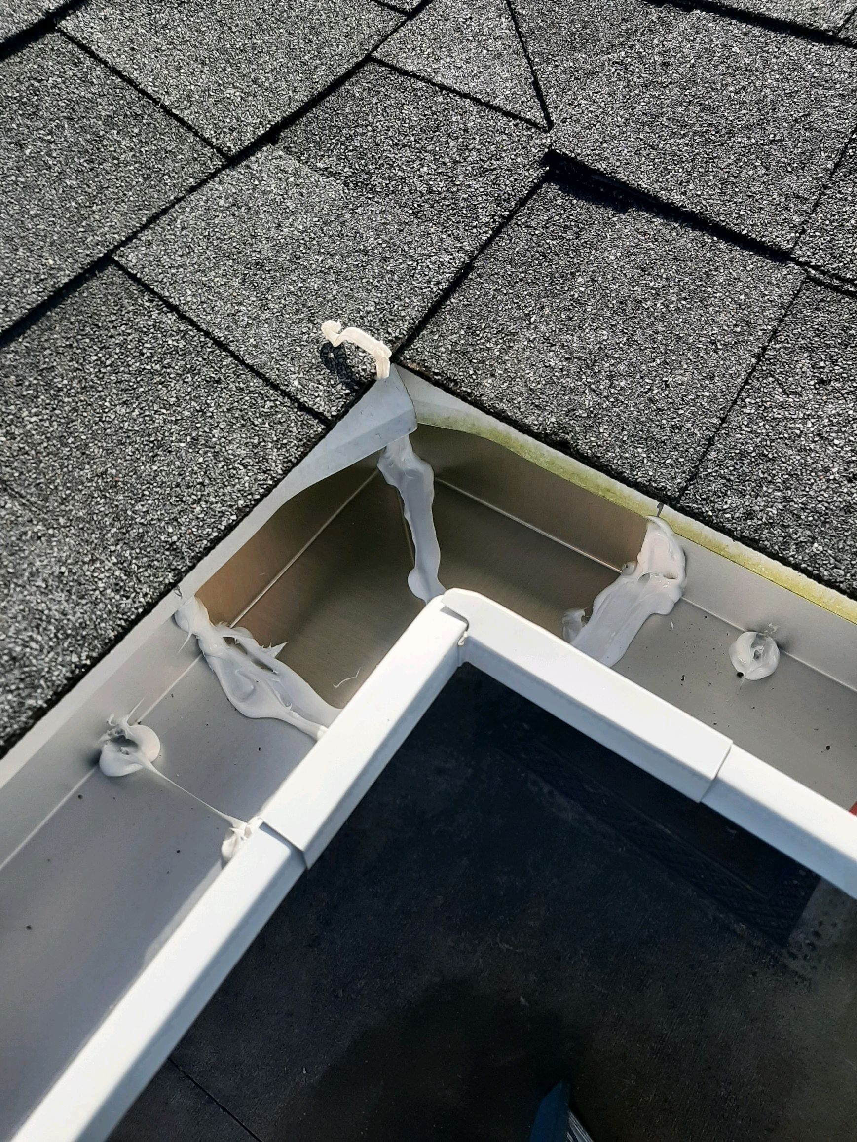 Seamless Gutter Installation using White K-Style Gutters by Gutter Professors