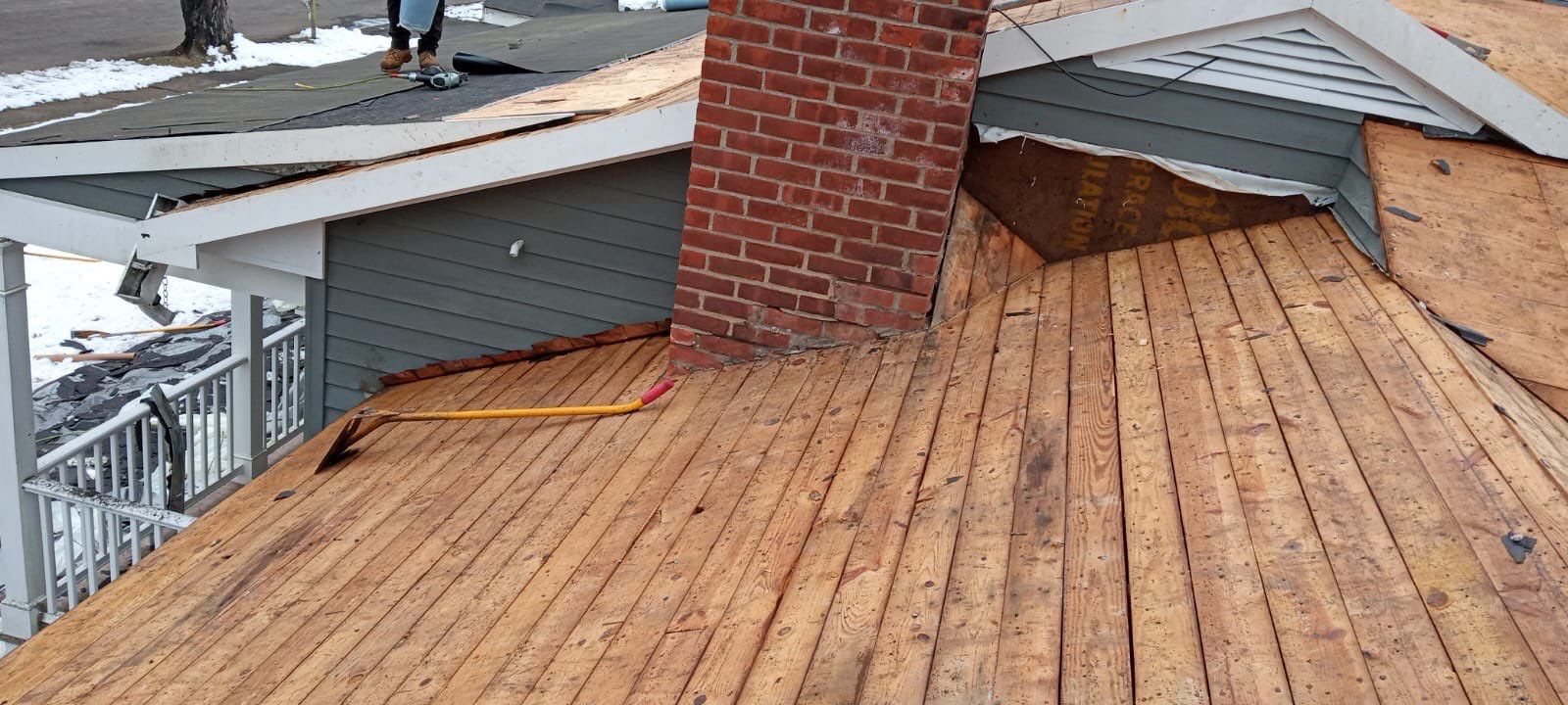 Residential Roofing Installation using Owens Corning Duration Estate Gray by A Plus Exterior