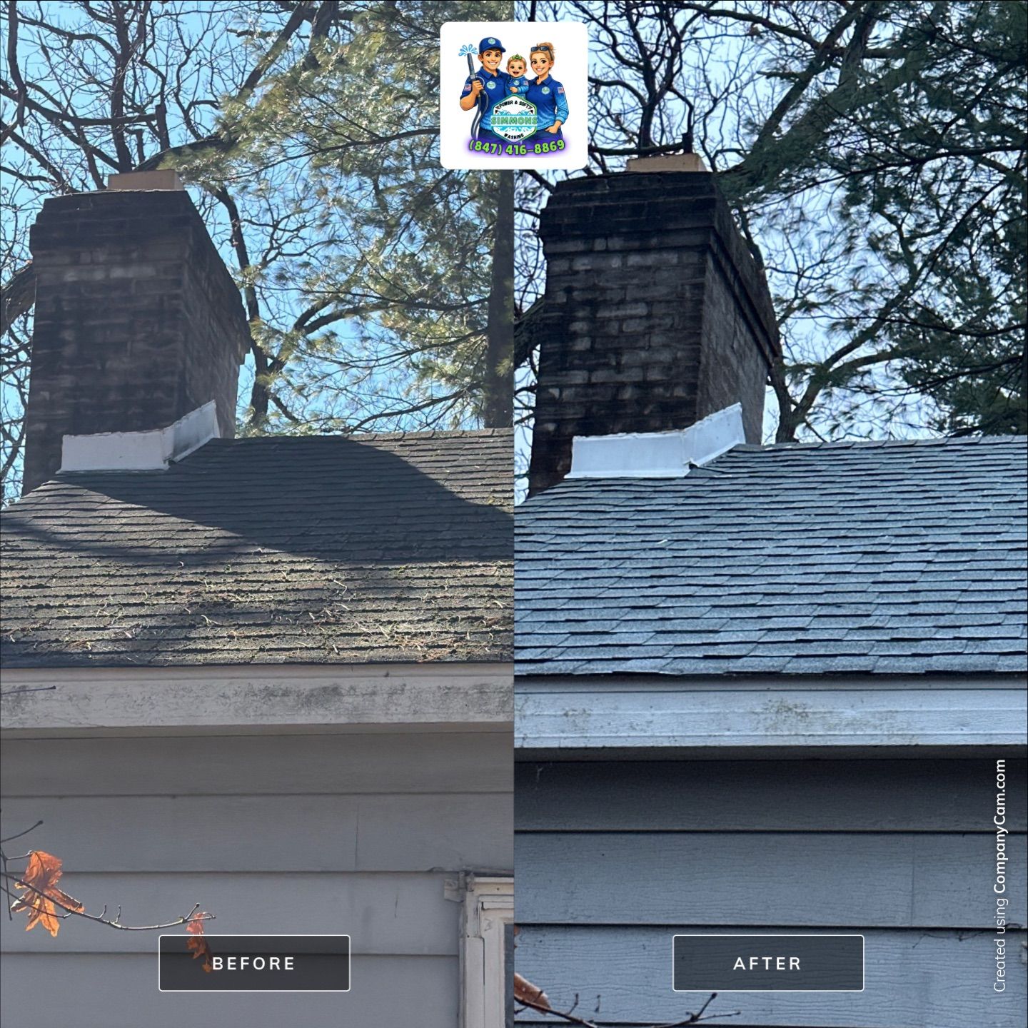 Project in Mundelein by Simmons Power & Soft Washing