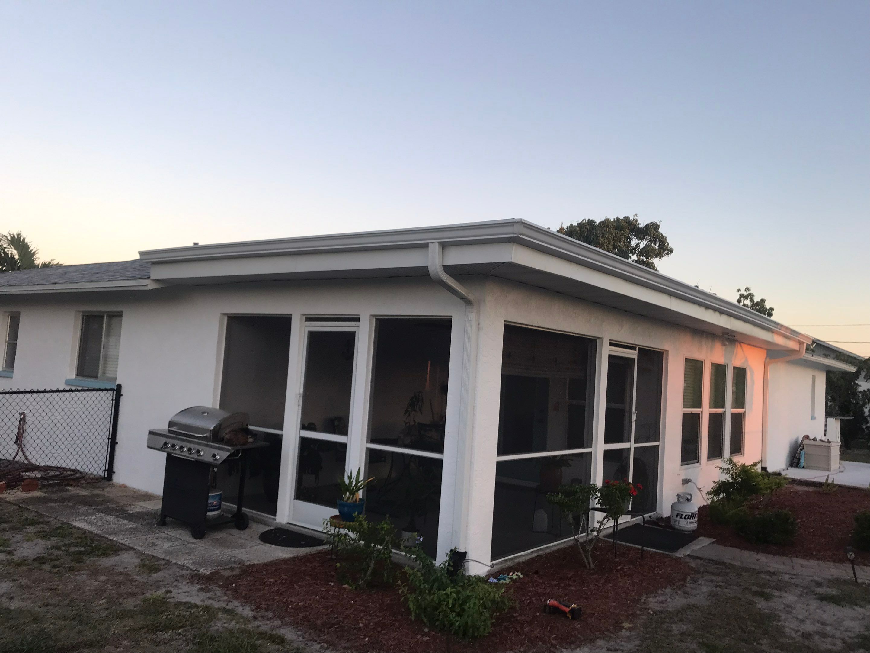 Soffit and Fascia Installation in Cape Coral FL by Gutter Professors